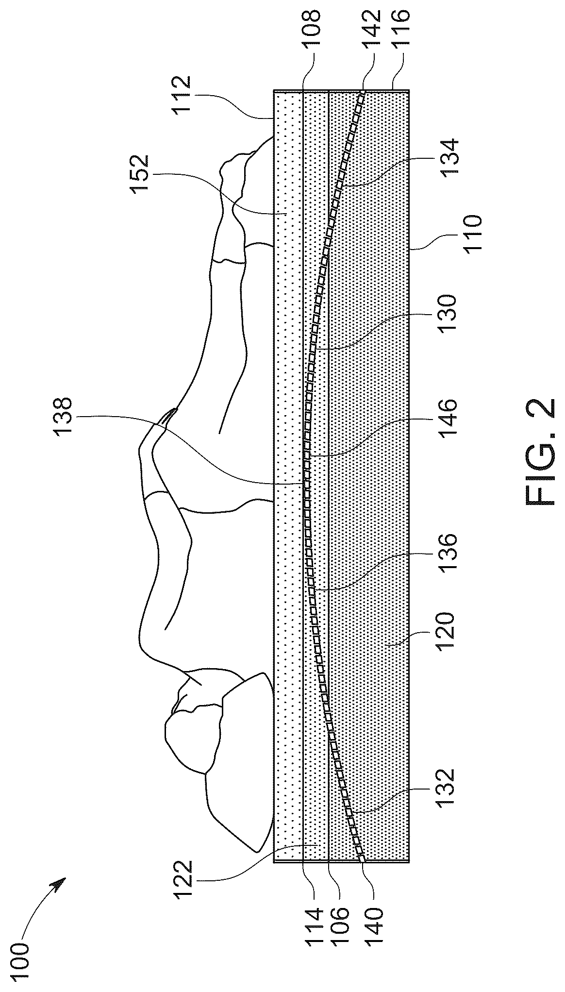Patent US12616311 Figure 2 – System and method for customizing a mattress