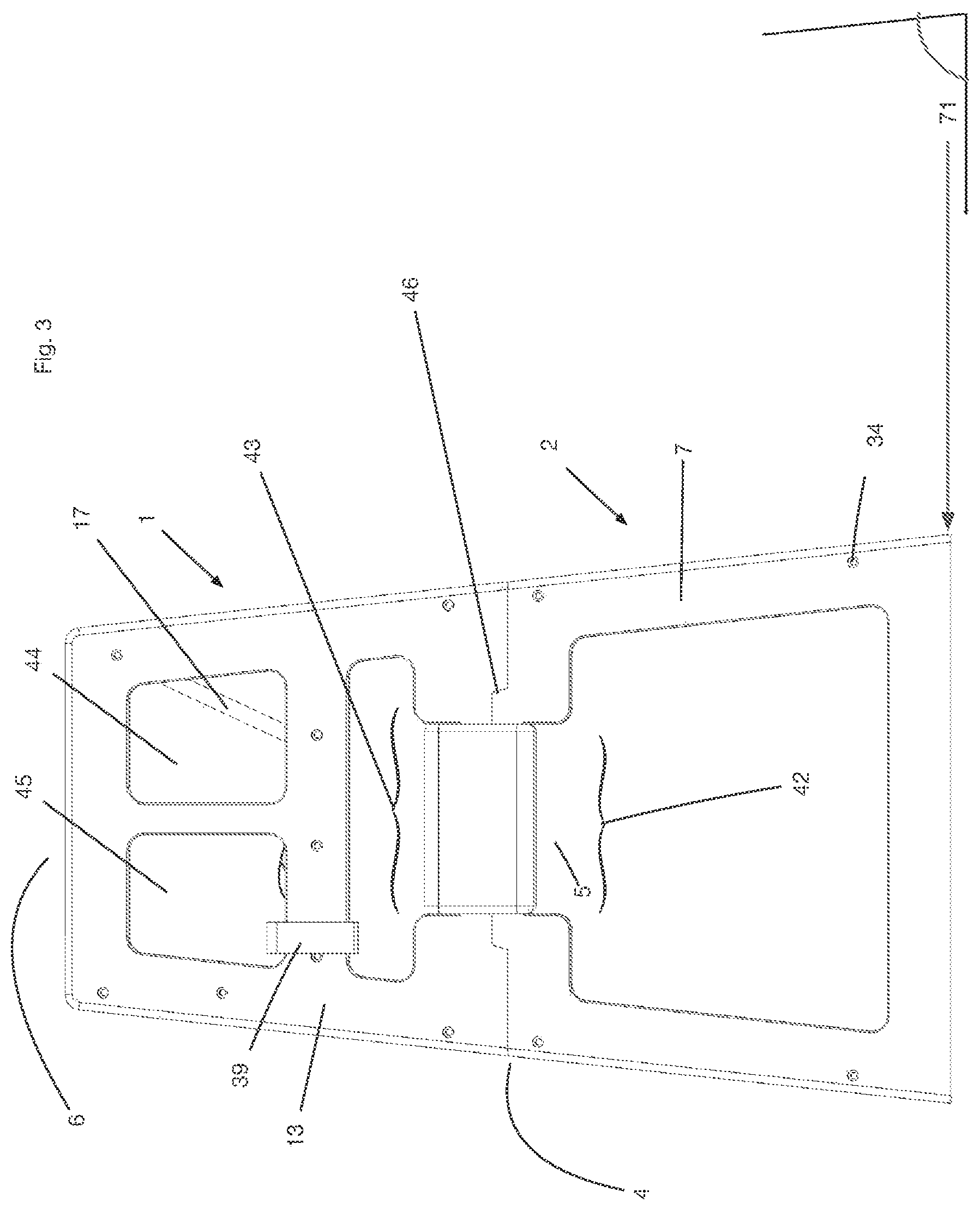 Patent US12616314 Figure 3 – Multi-part dishwasher-optimized high chair