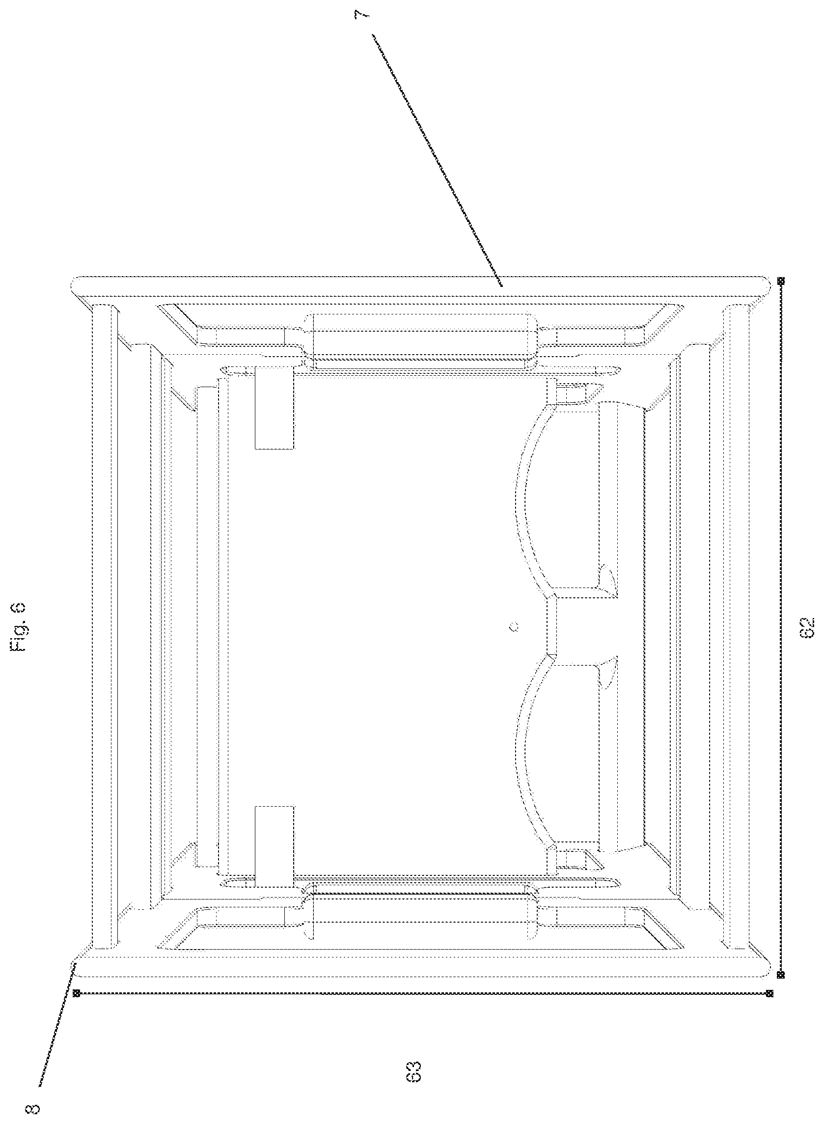 Patent US12616314 Figure 6 – Multi-part dishwasher-optimized high chair