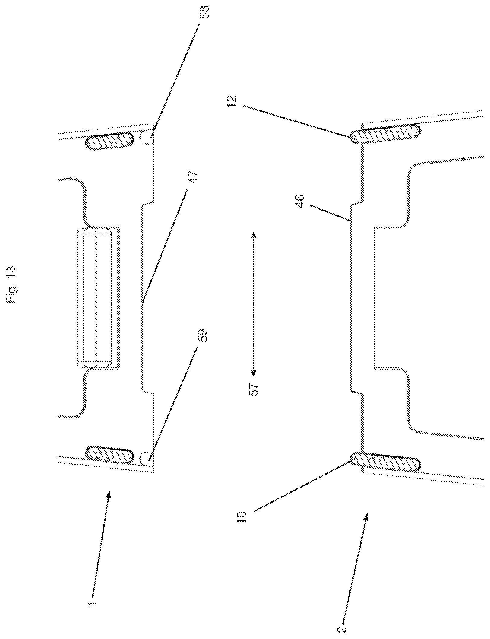 Patent US12616314 Figure 13 – Multi-part dishwasher-optimized high chair
