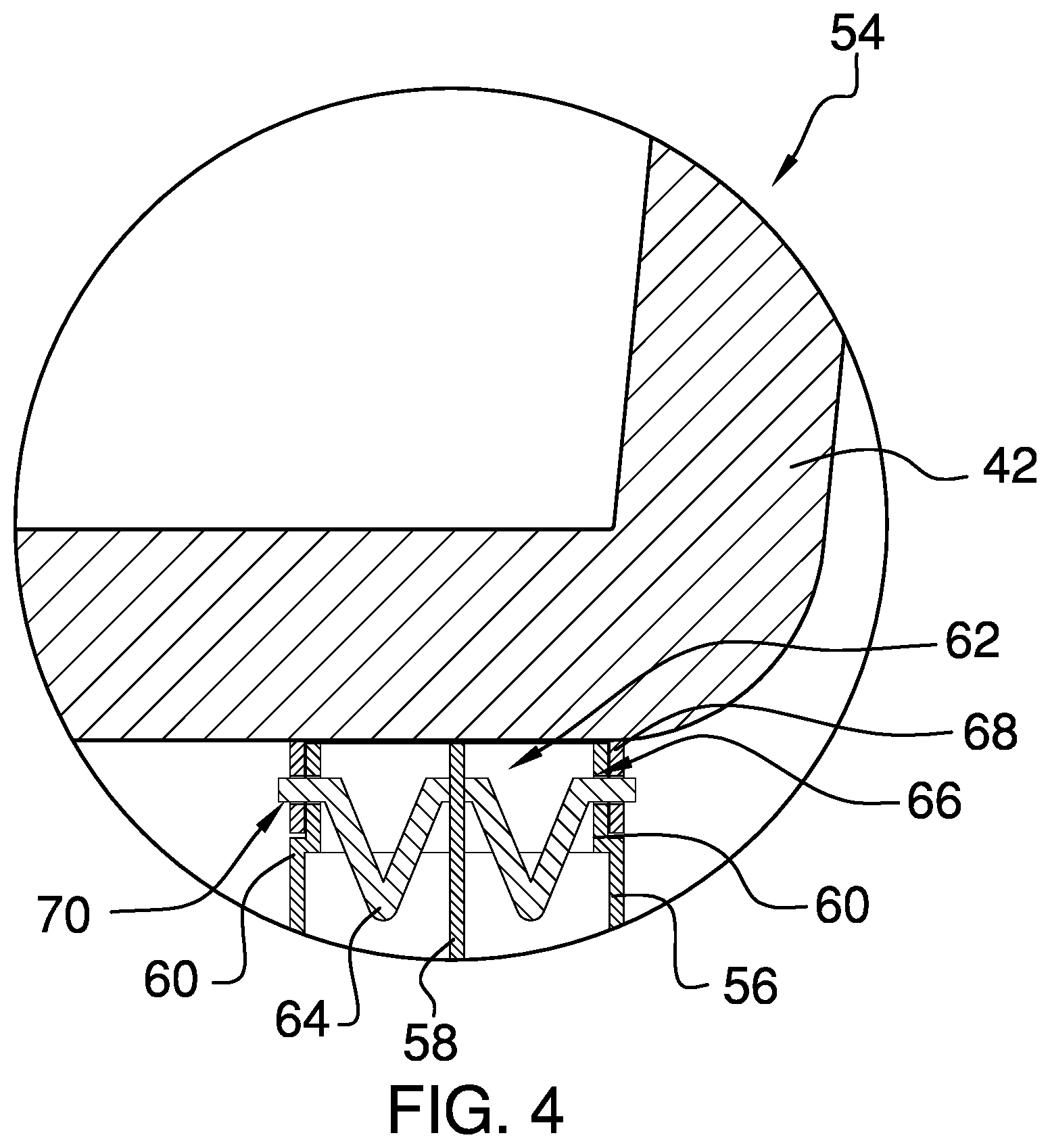 Patent US12616315 Figure 4 – Portable changing table device