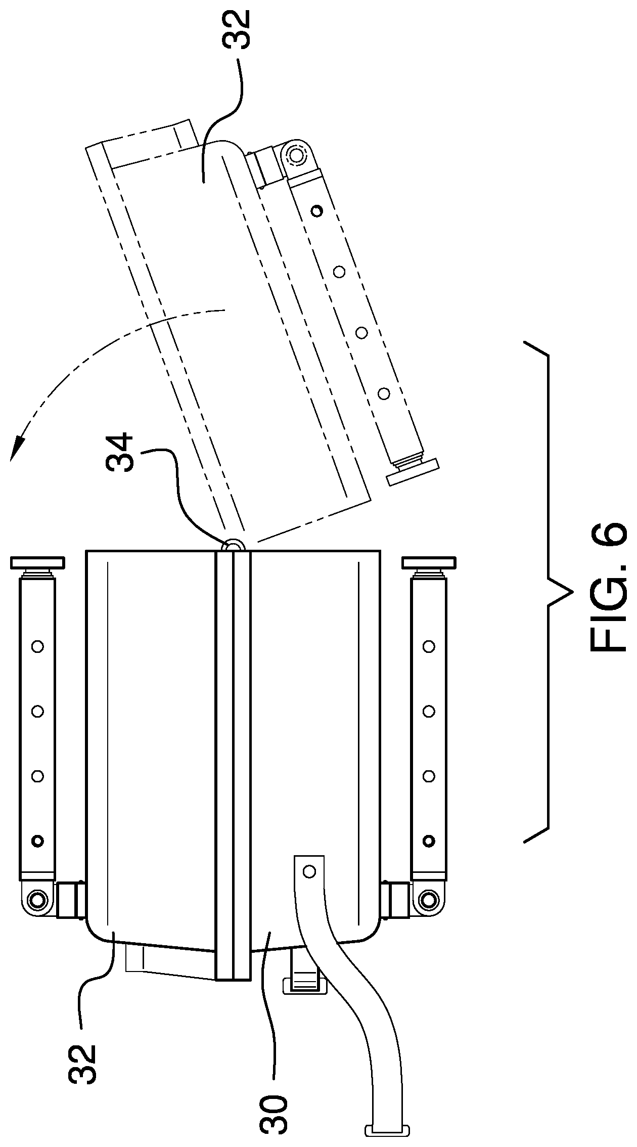 Patent US12616315 Figure 6 – Portable changing table device
