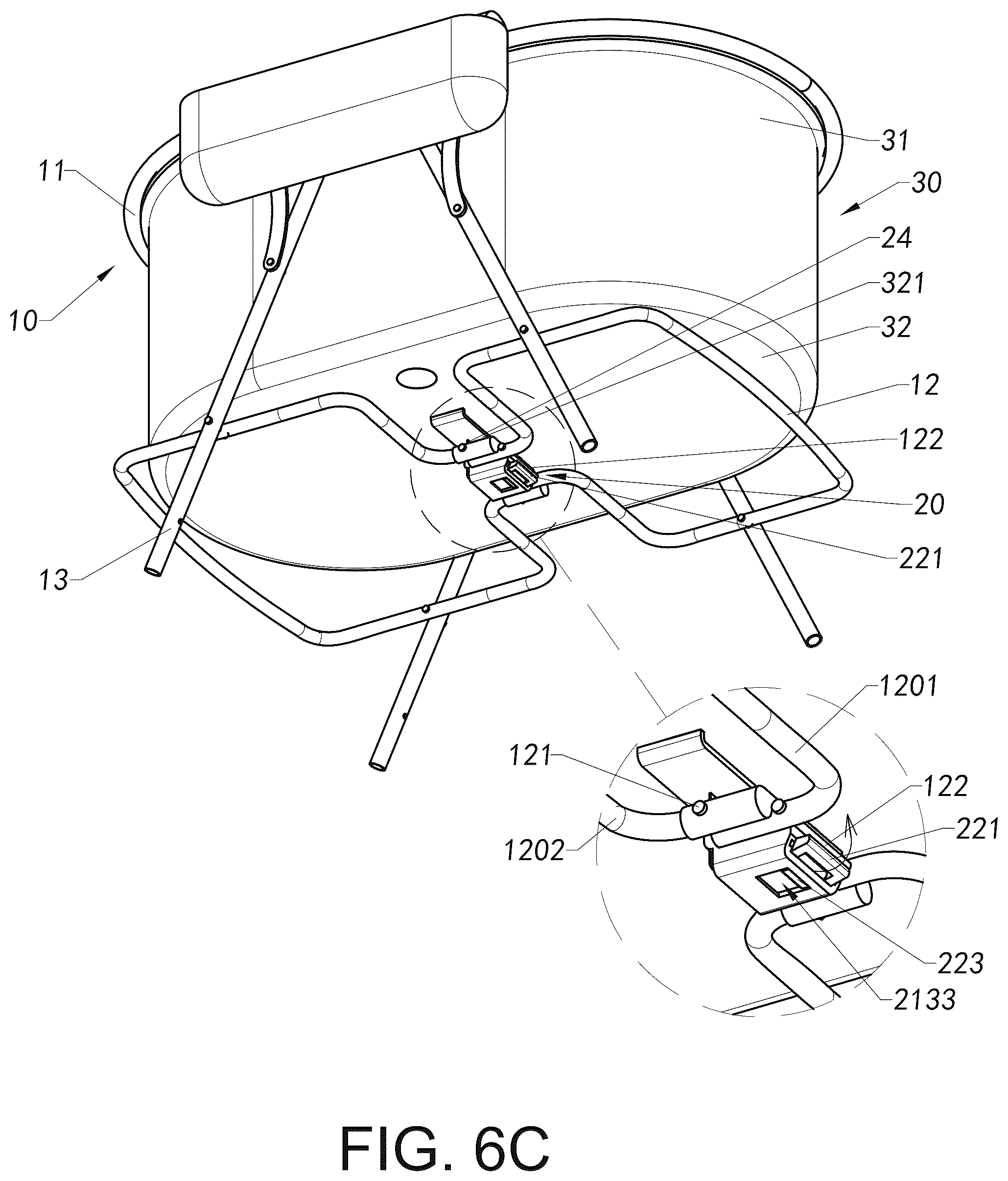 Patent US12616316 Figure 9 – Foldable container and foldable supporting frame thereof, and folding method