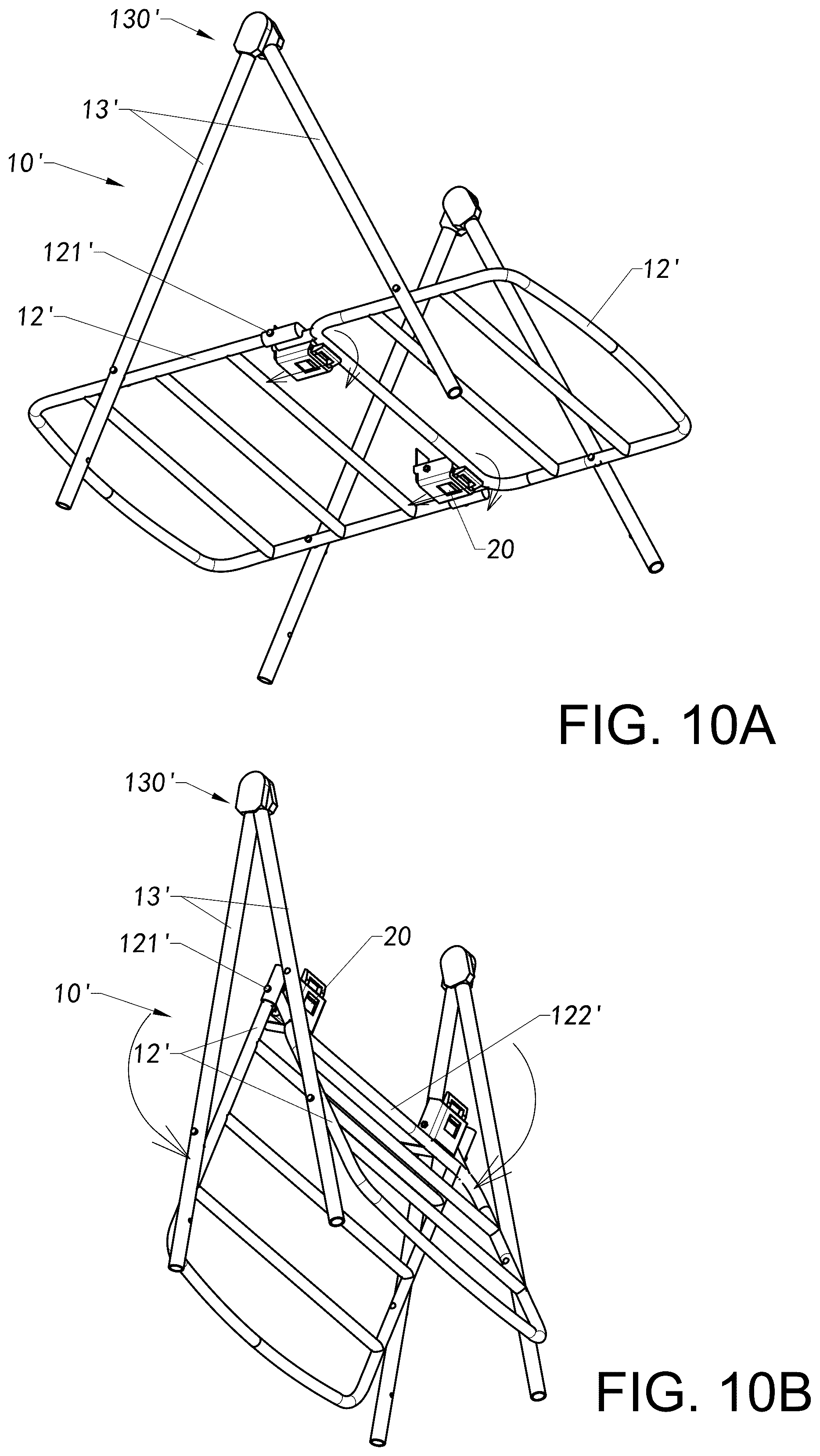 Patent US12616316 Figure 15 – Foldable container and foldable supporting frame thereof, and folding method