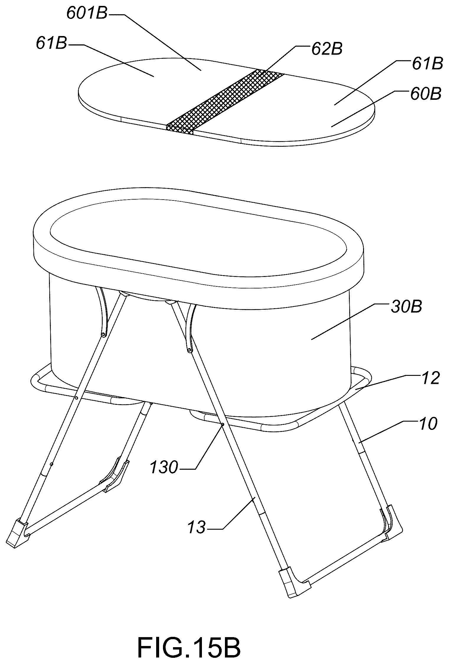 Patent US12616316 Figure 20 – Foldable container and foldable supporting frame thereof, and folding method