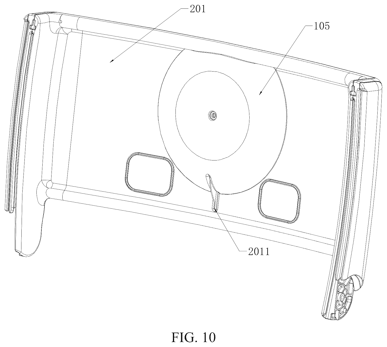 Patent US12616317 Figure 8 – Automatic webbing winding device and bedside bed having the same