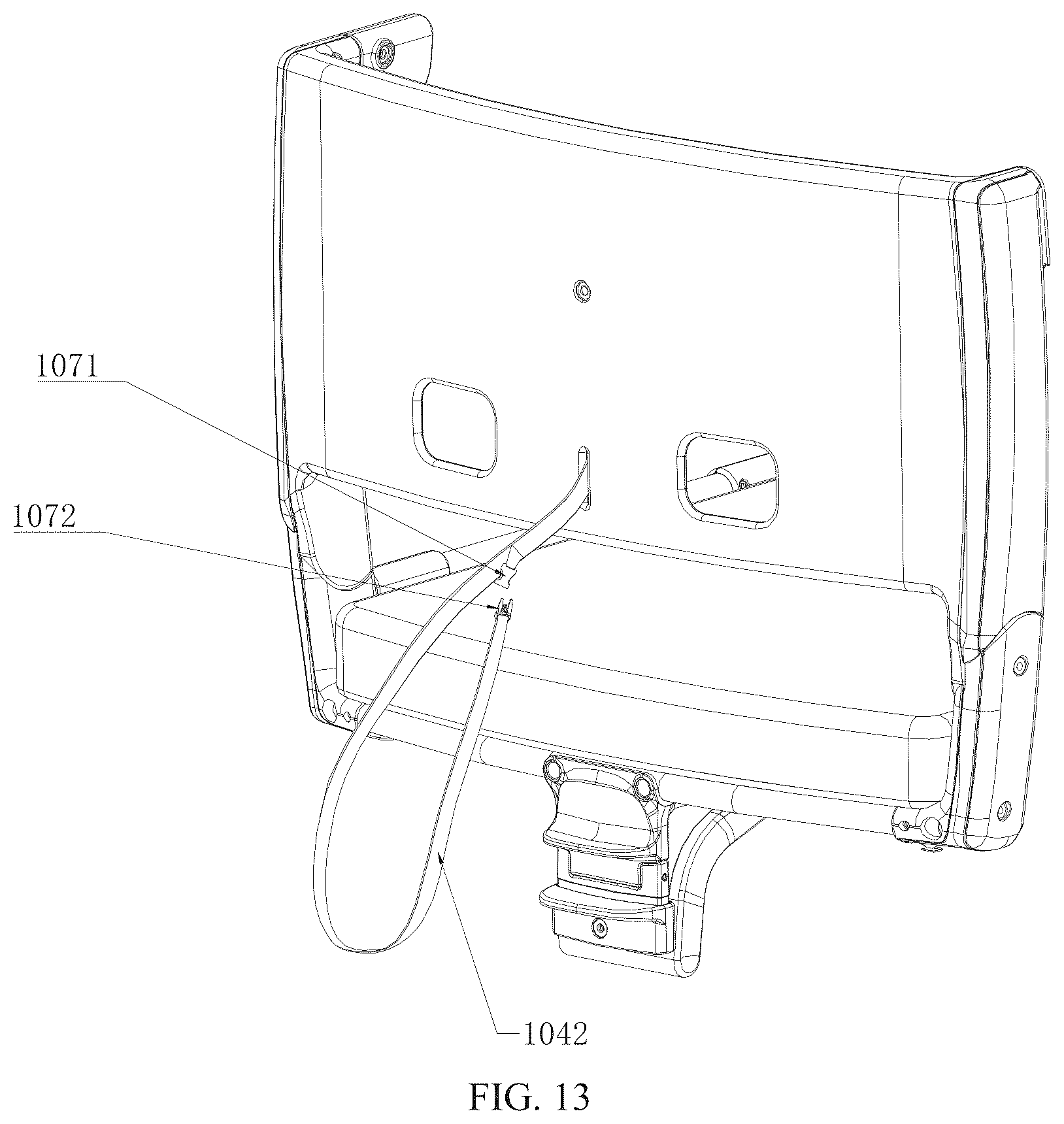 Patent US12616317 Figure 11 – Automatic webbing winding device and bedside bed having the same