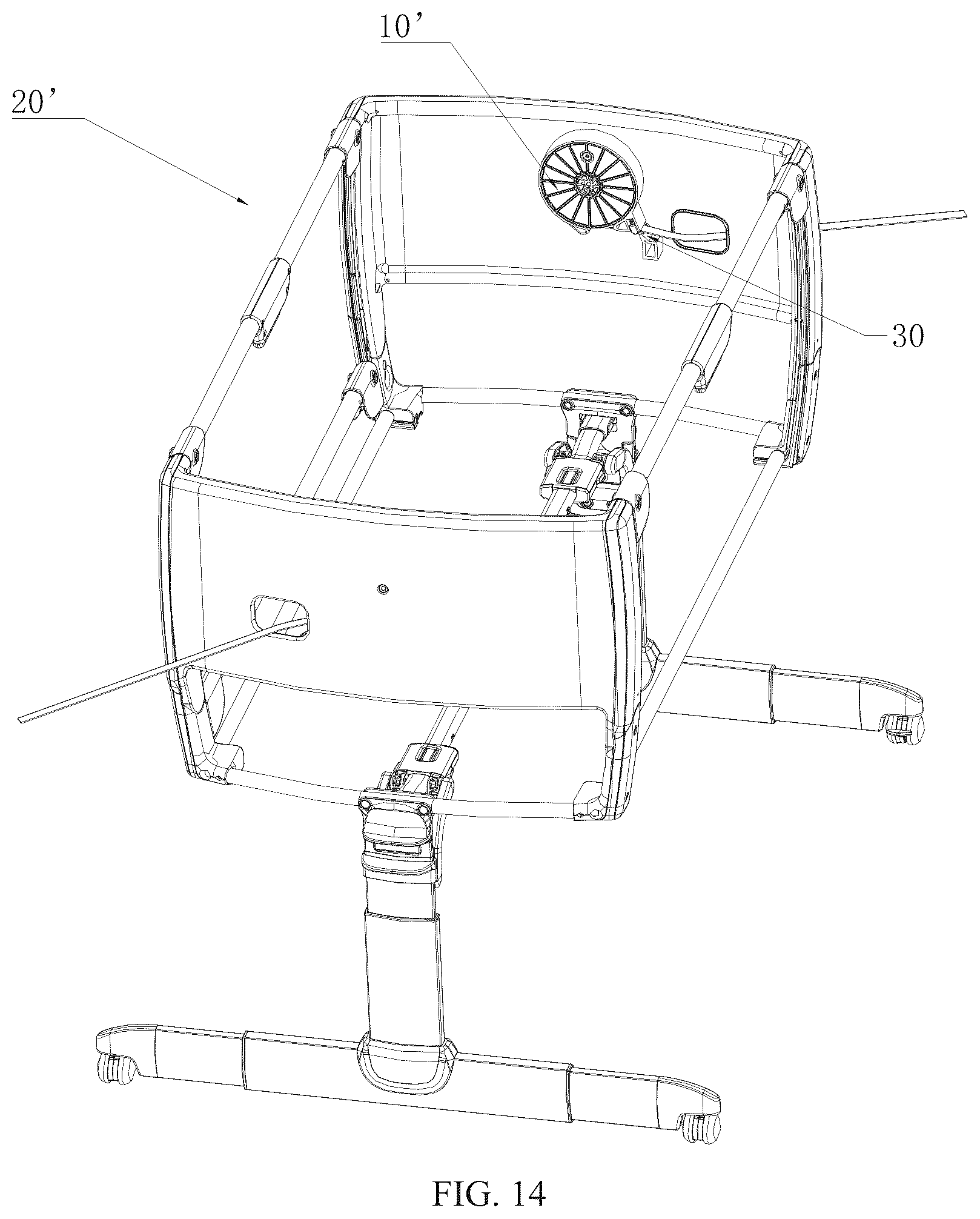 Patent US12616317 Figure 12 – Automatic webbing winding device and bedside bed having the same