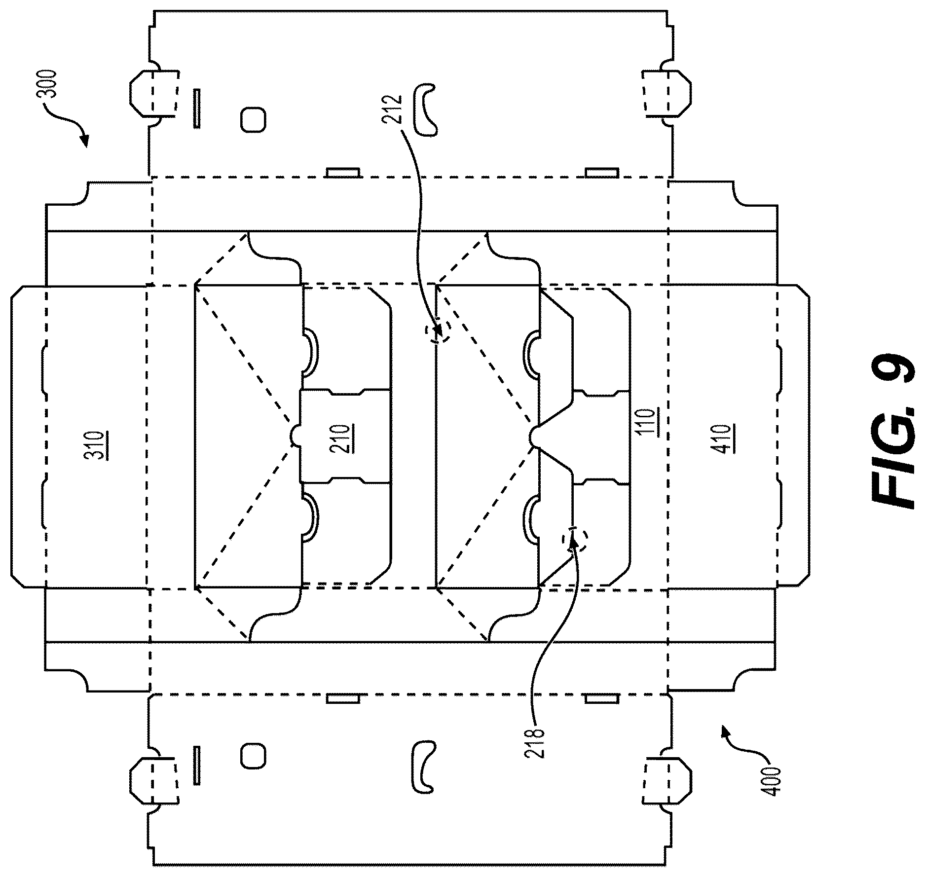 Patent US12616318 Figure 7 – Weekender style floor display