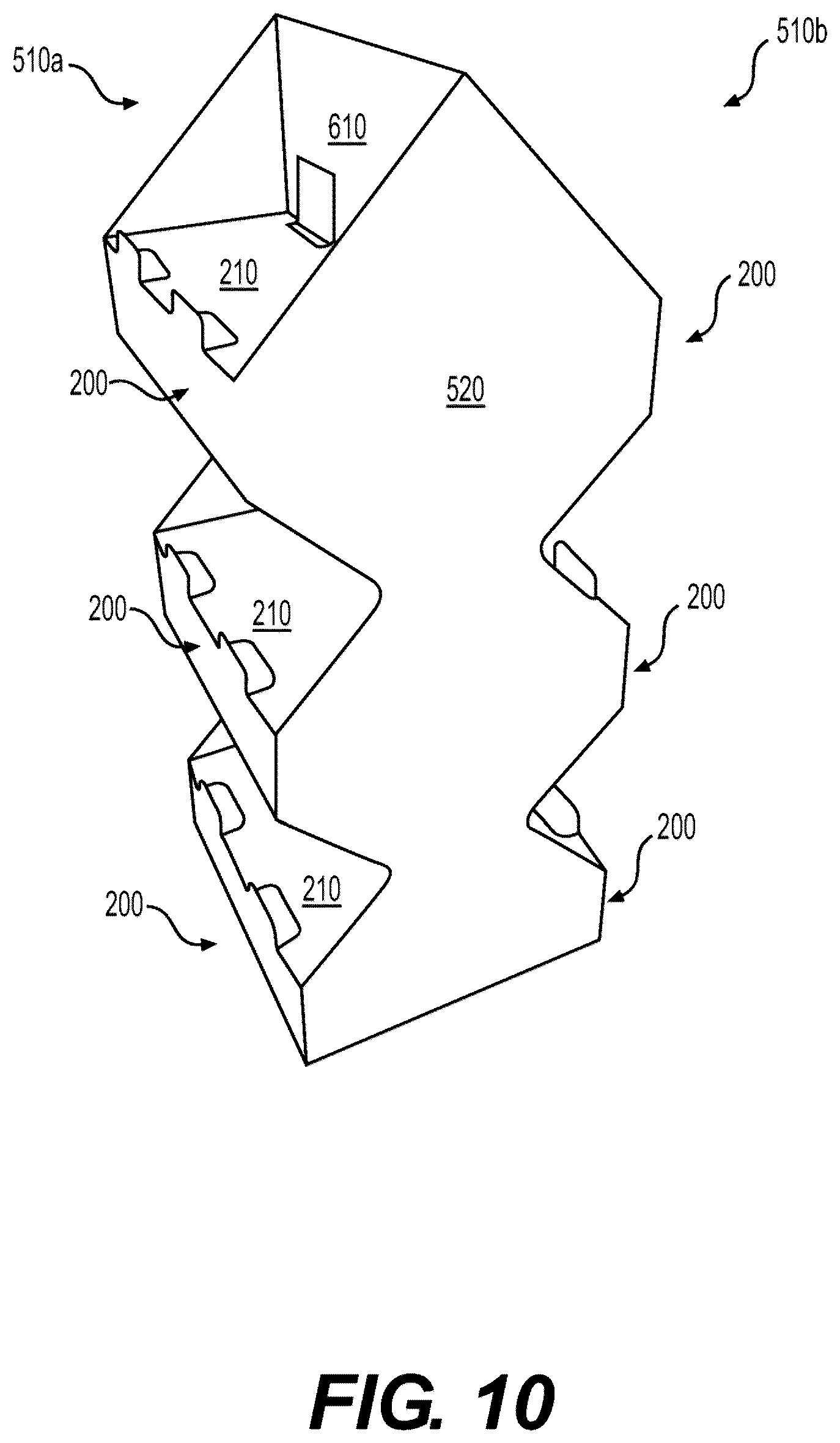 Patent US12616318 Figure 8 – Weekender style floor display