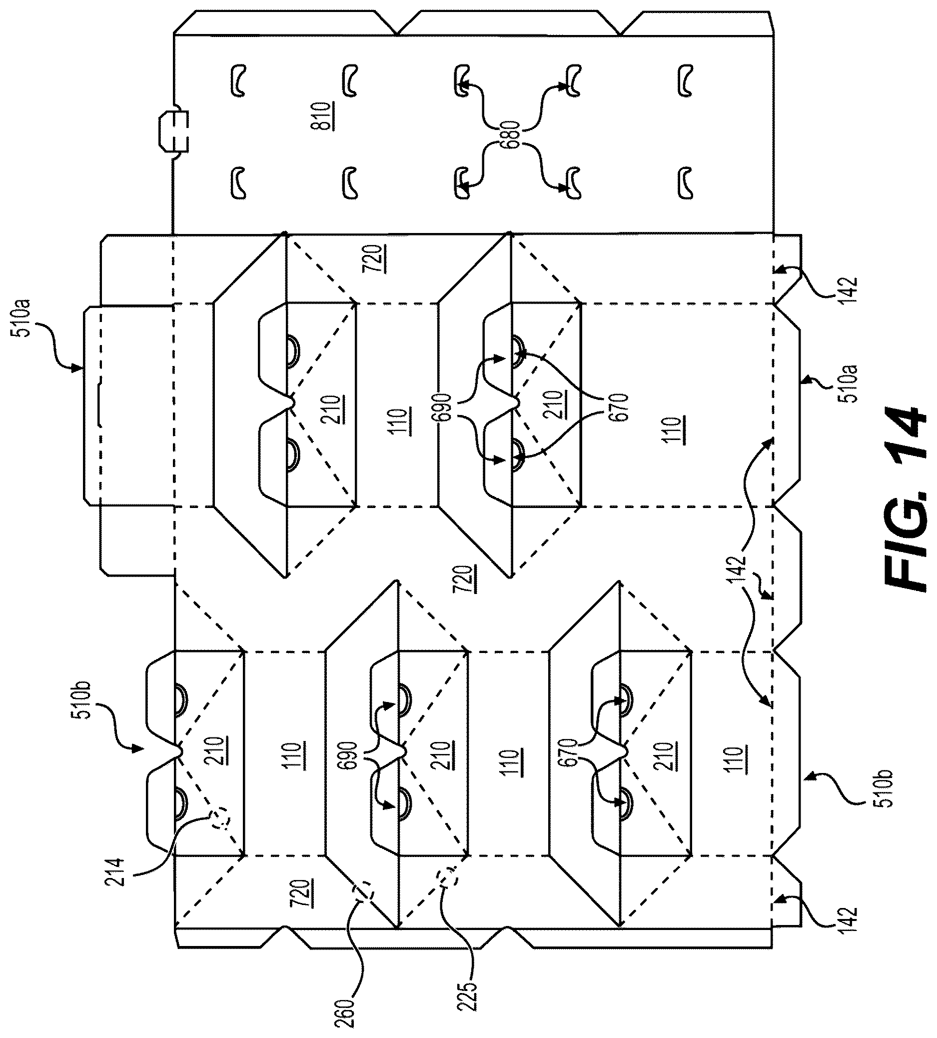 Patent US12616318 Figure 12 – Weekender style floor display