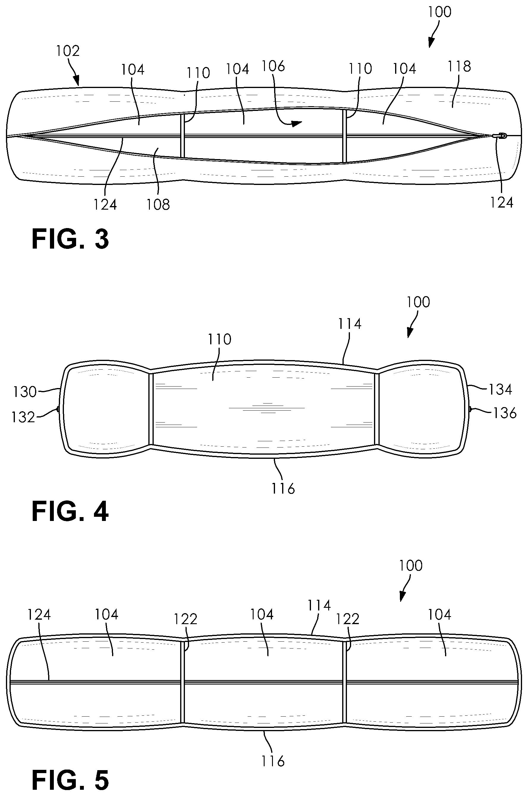 Patent US12616322 Figure 2 – Modular compartment pillow with multi-layered pads