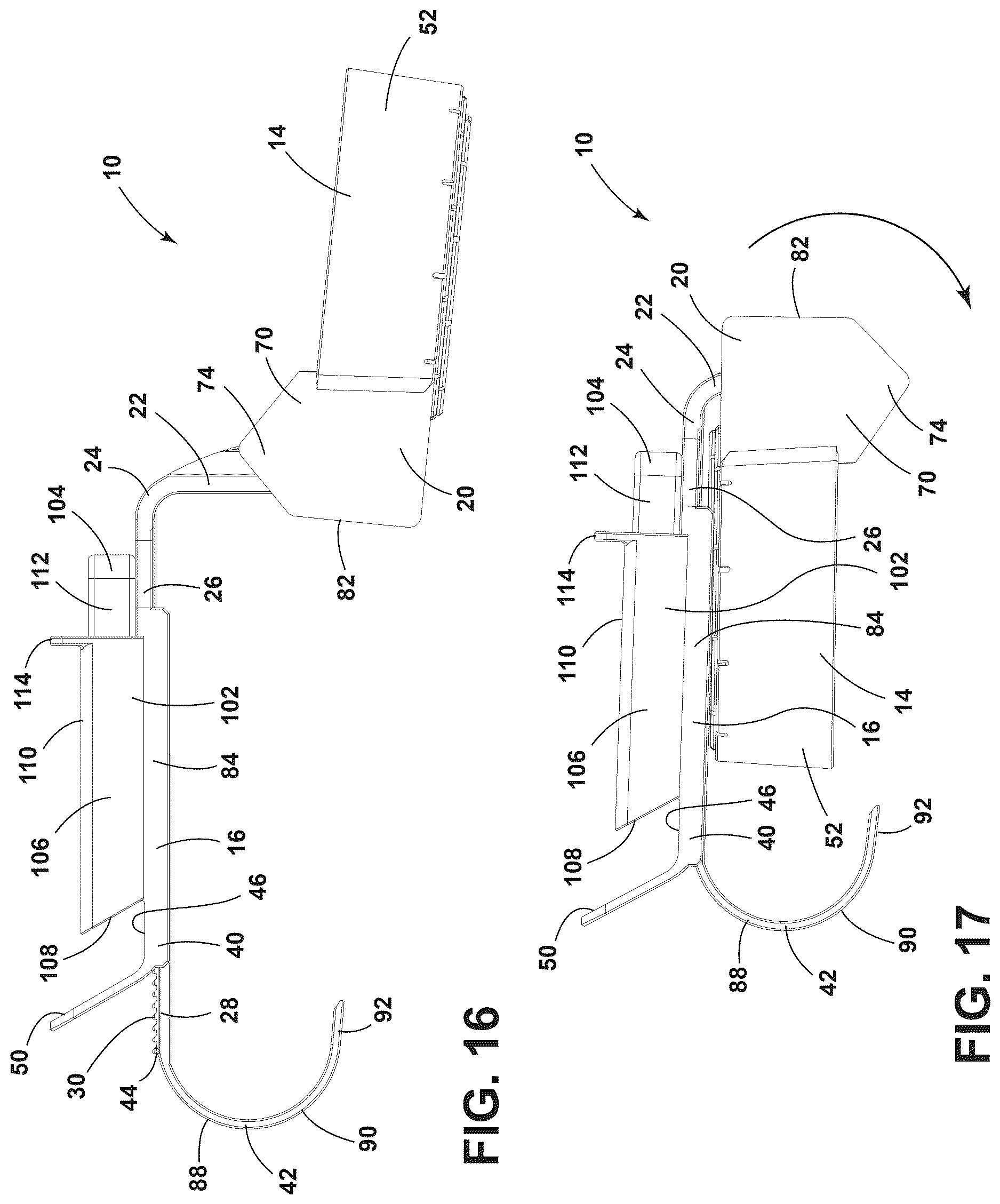 Patent US12616324 Figure 14 – Beverage caddy