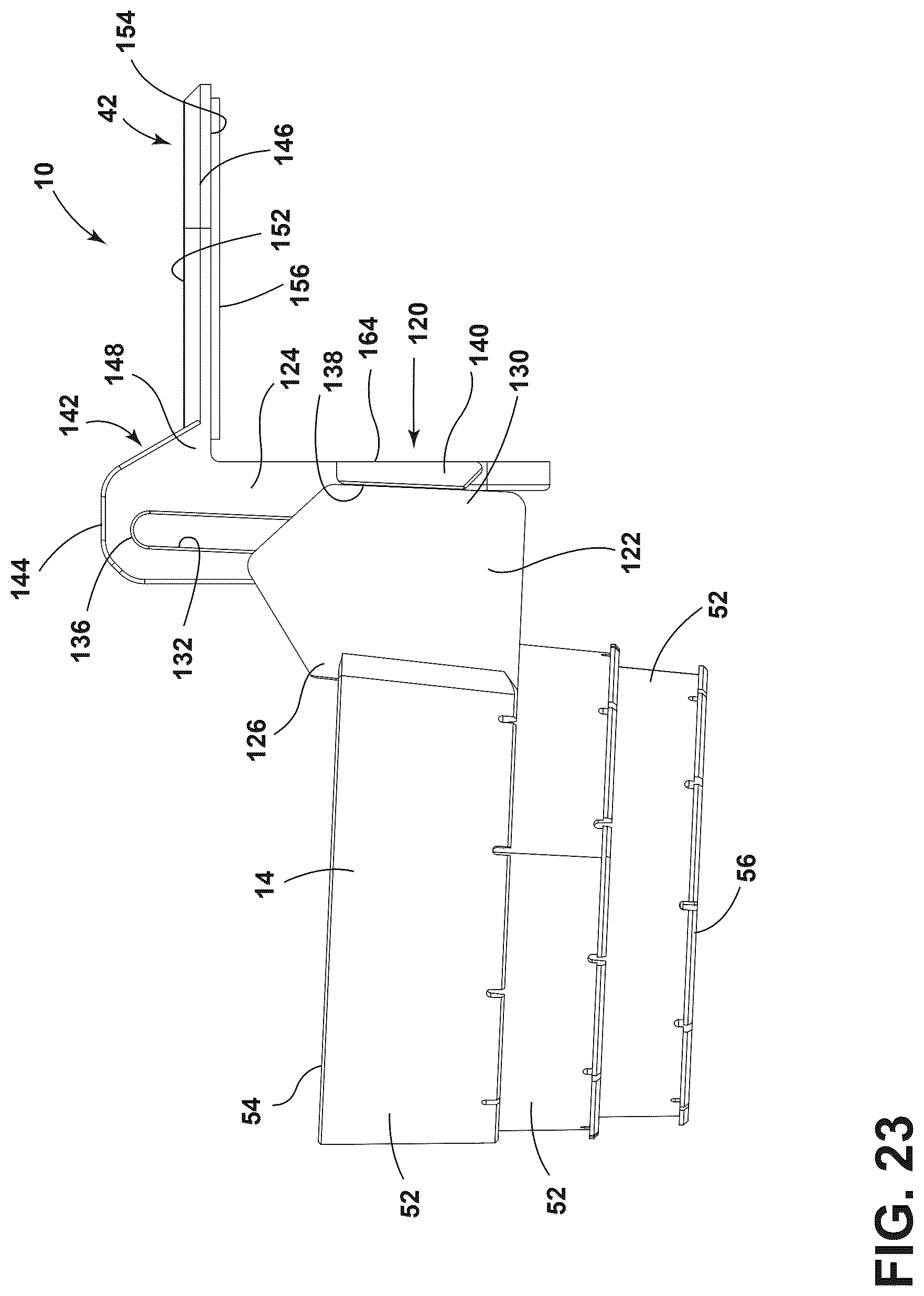 Patent US12616324 Figure 20 – Beverage caddy