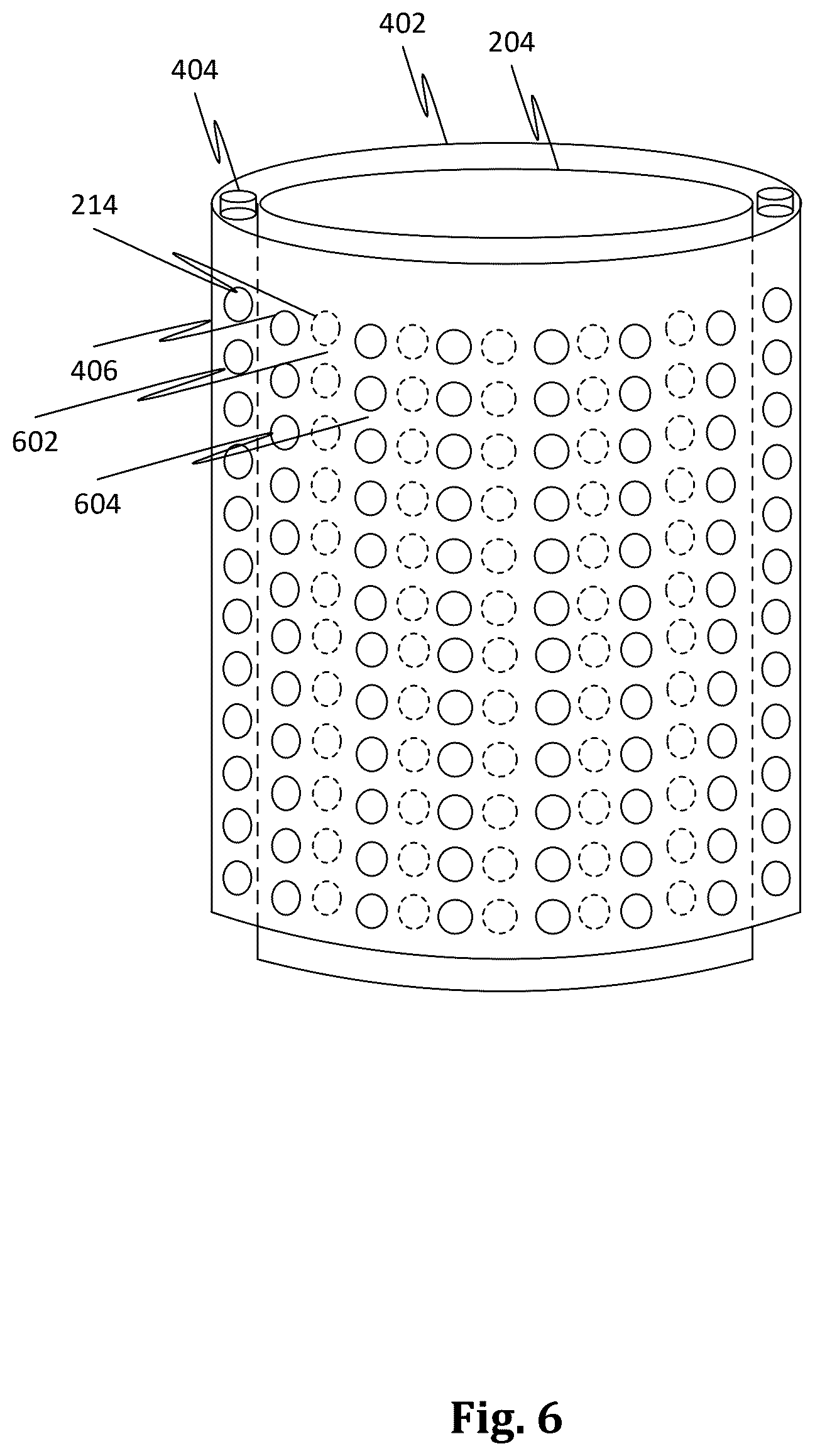 Patent US12616328 Figure 6 – Apparatus facilitating brewing of beverages in a container
