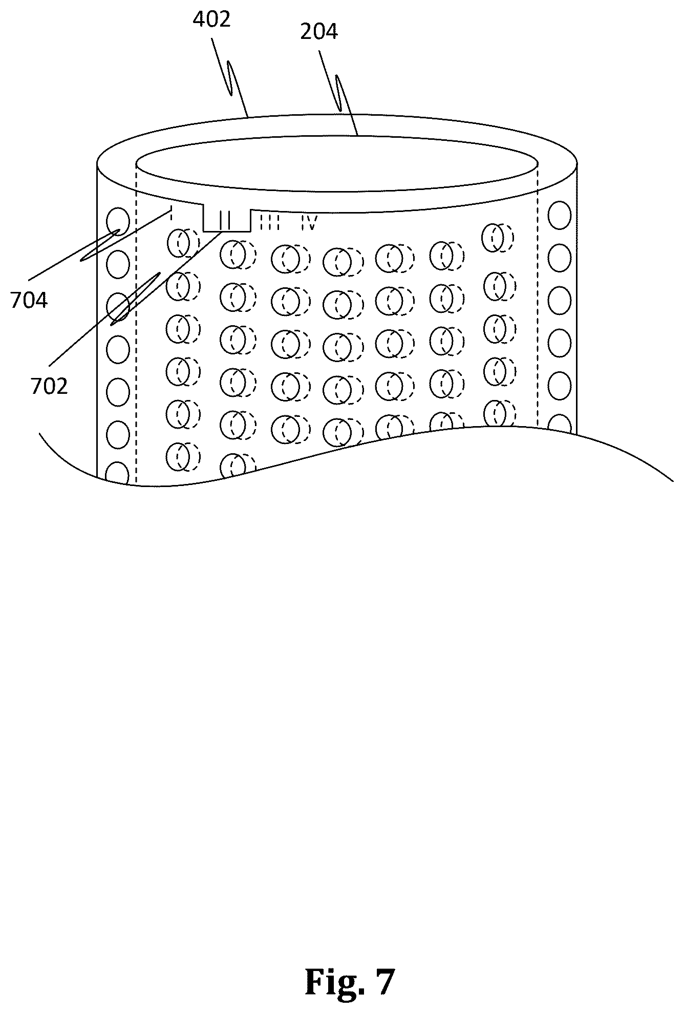 Patent US12616328 Figure 7 – Apparatus facilitating brewing of beverages in a container