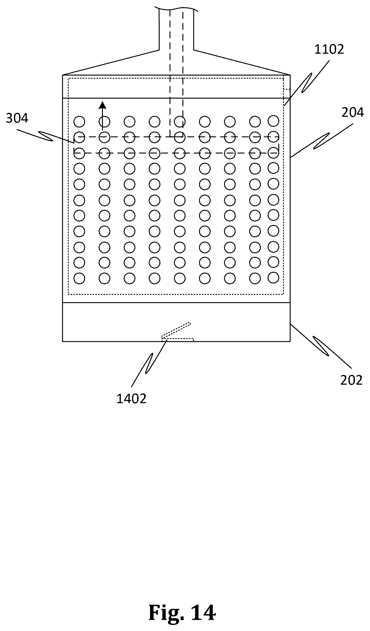 Patent US12616328 Figure 14 – Apparatus facilitating brewing of beverages in a container