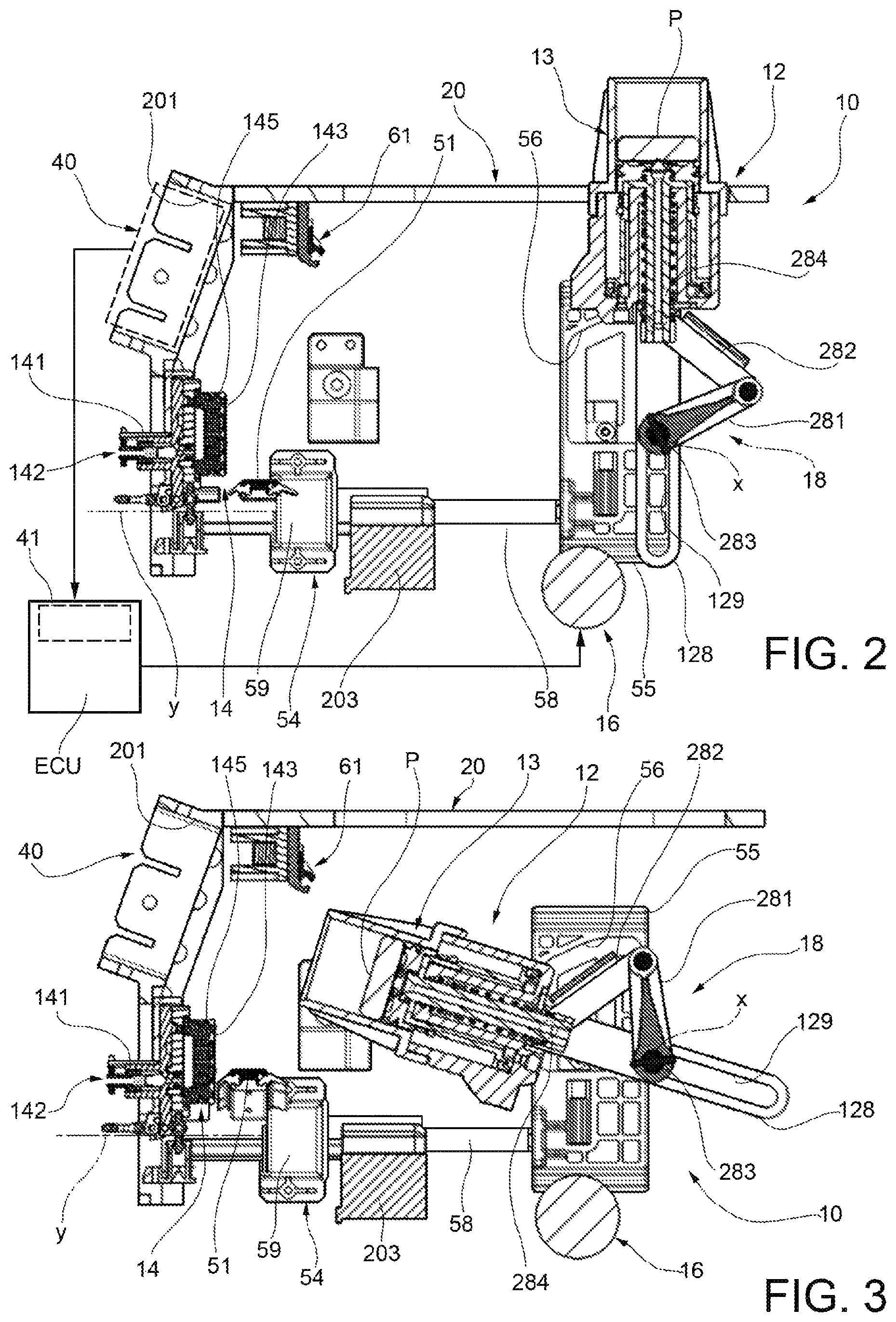 Patent US12616331 Figure 2 – Motorized brewing unit