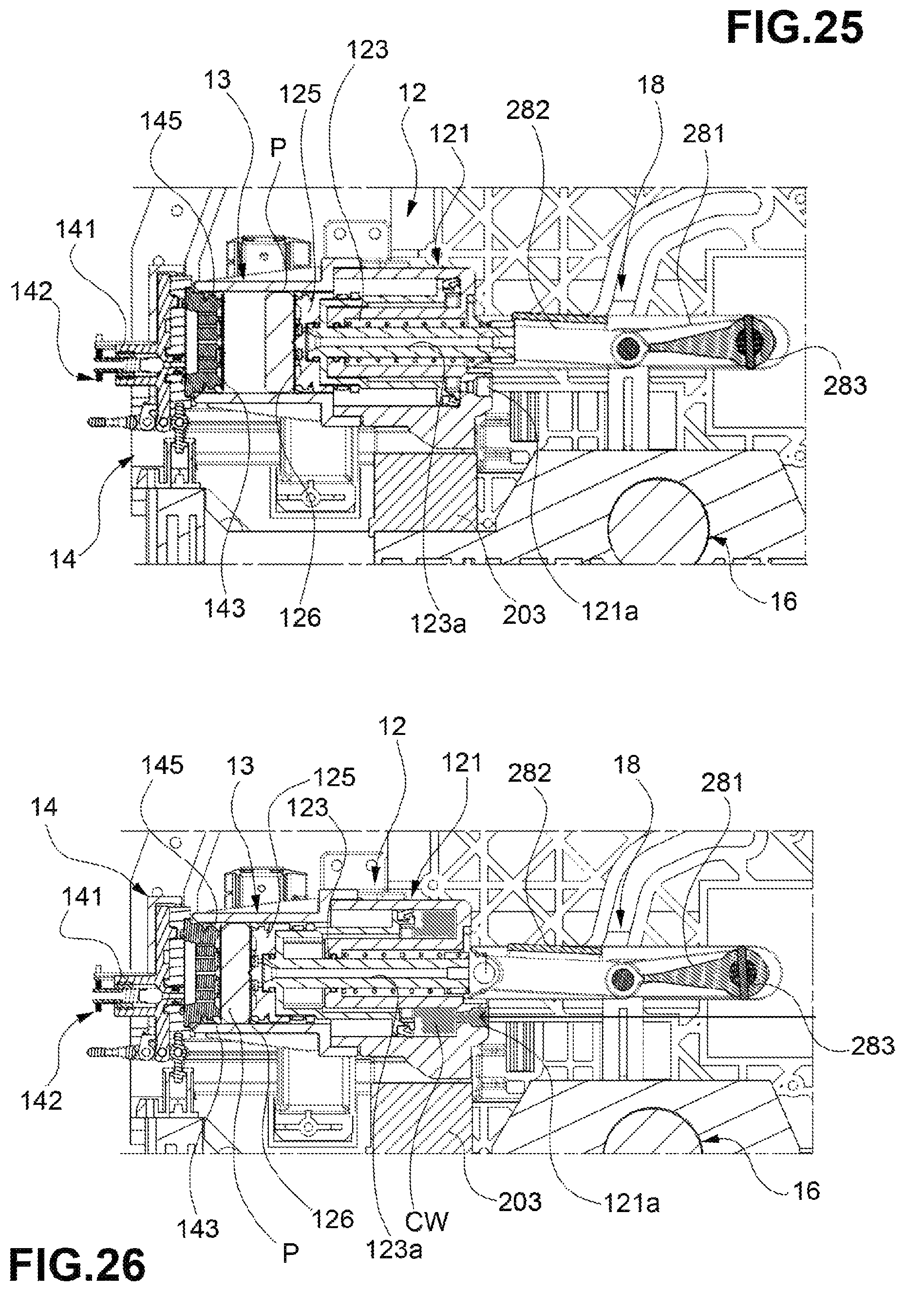 Patent US12616331 Figure 15 – Motorized brewing unit
