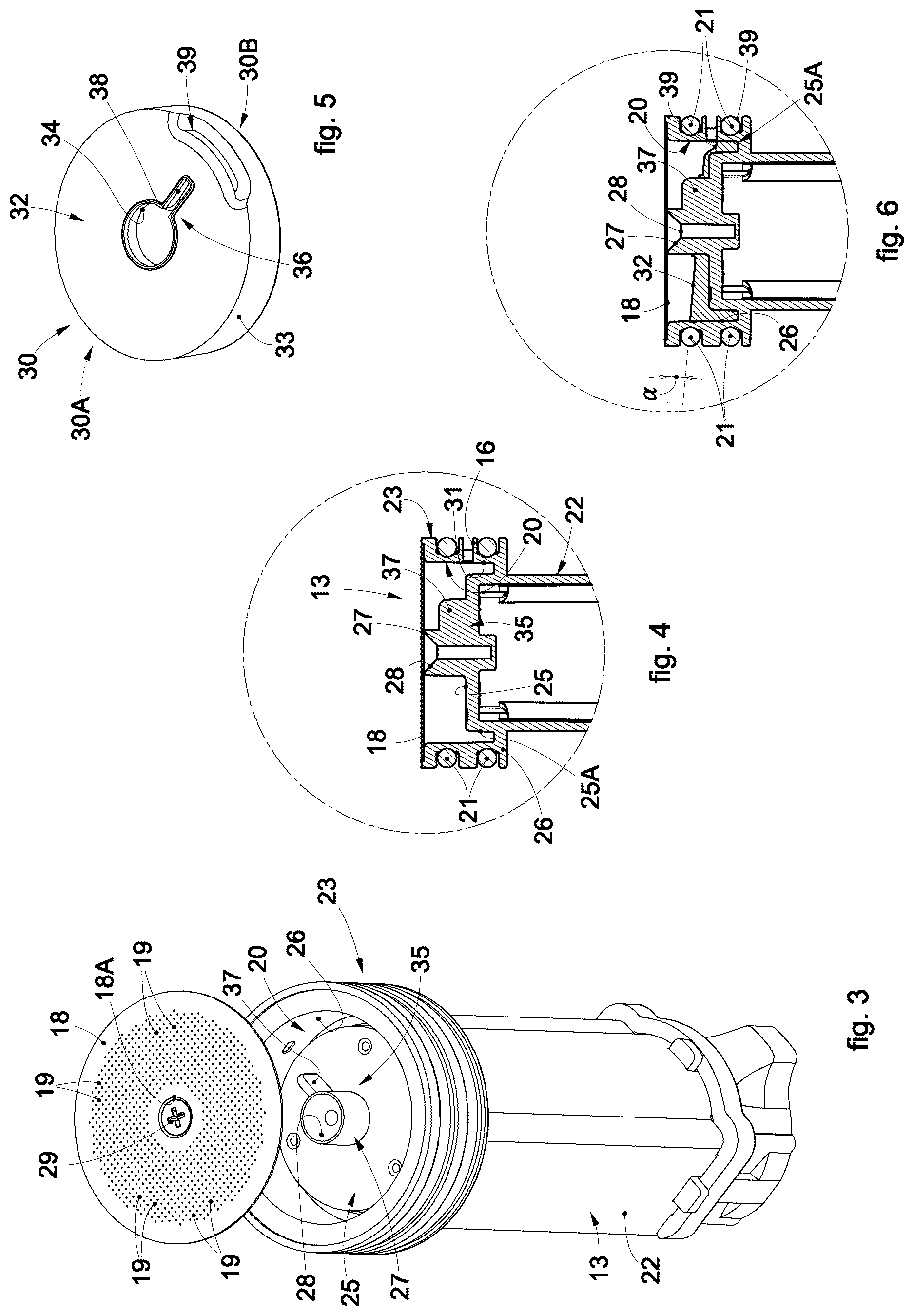 Patent US12616332 Figure 2 – Brewing unit for a machine for preparing coffee