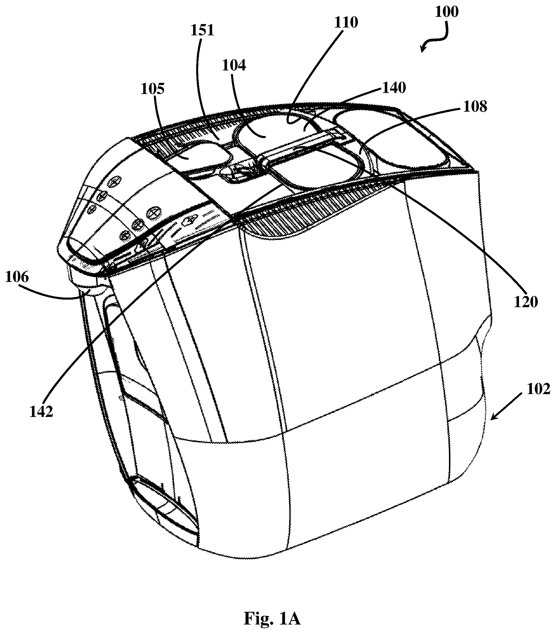 Patent US12616333 Figure 1 – Cartridge extraction unit for water purifier