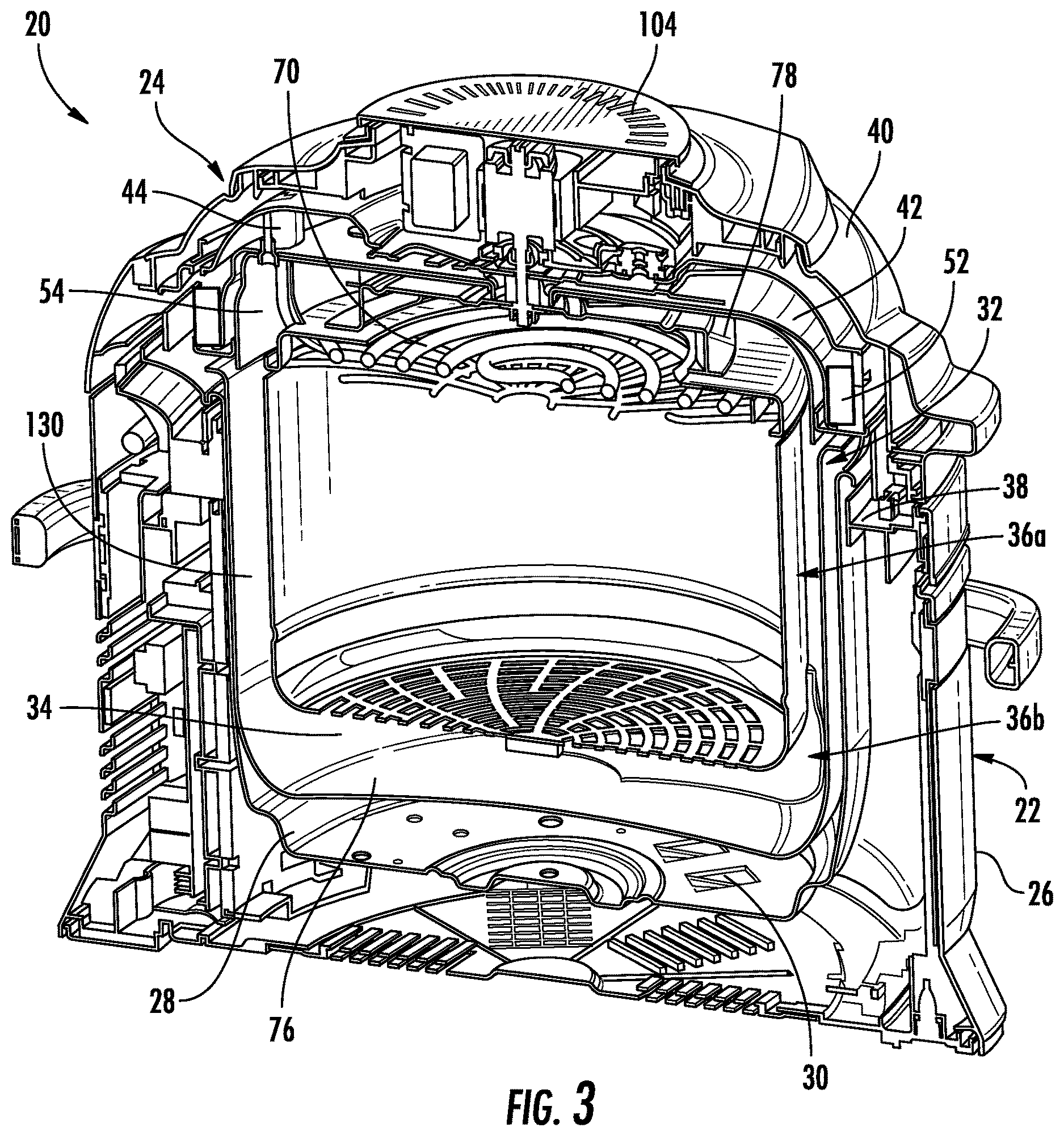 Patent US12616334 Figure 3 – Cooking device and components thereof