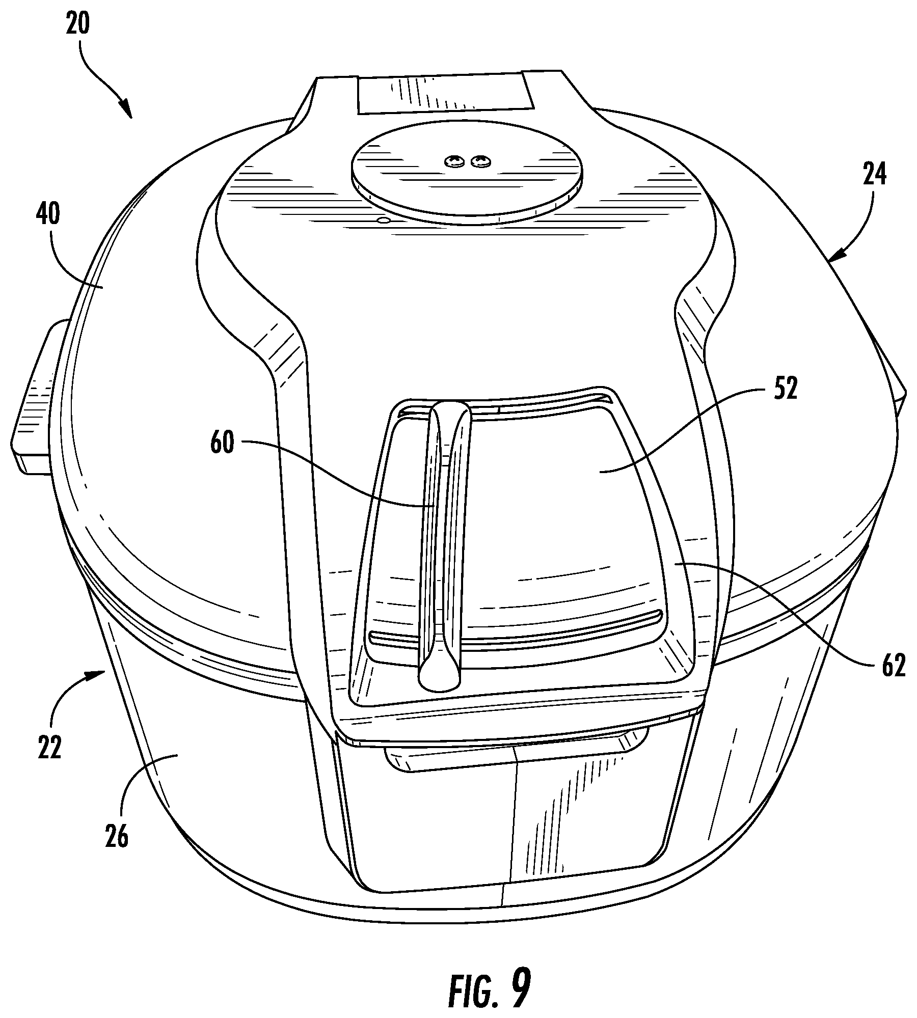 Patent US12616334 Figure 9 – Cooking device and components thereof
