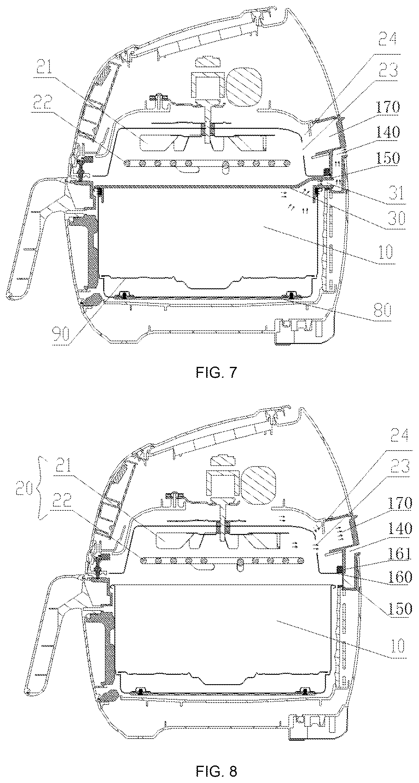 Patent US12616337 Figure 4 – Basket with detachable cover plate for air fryer and air fryer having basket with detachable cover plate
