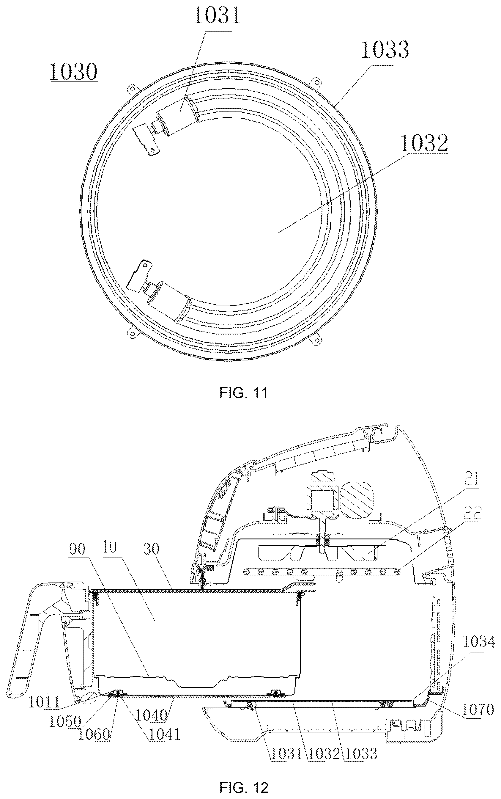 Patent US12616337 Figure 6 – Basket with detachable cover plate for air fryer and air fryer having basket with detachable cover plate