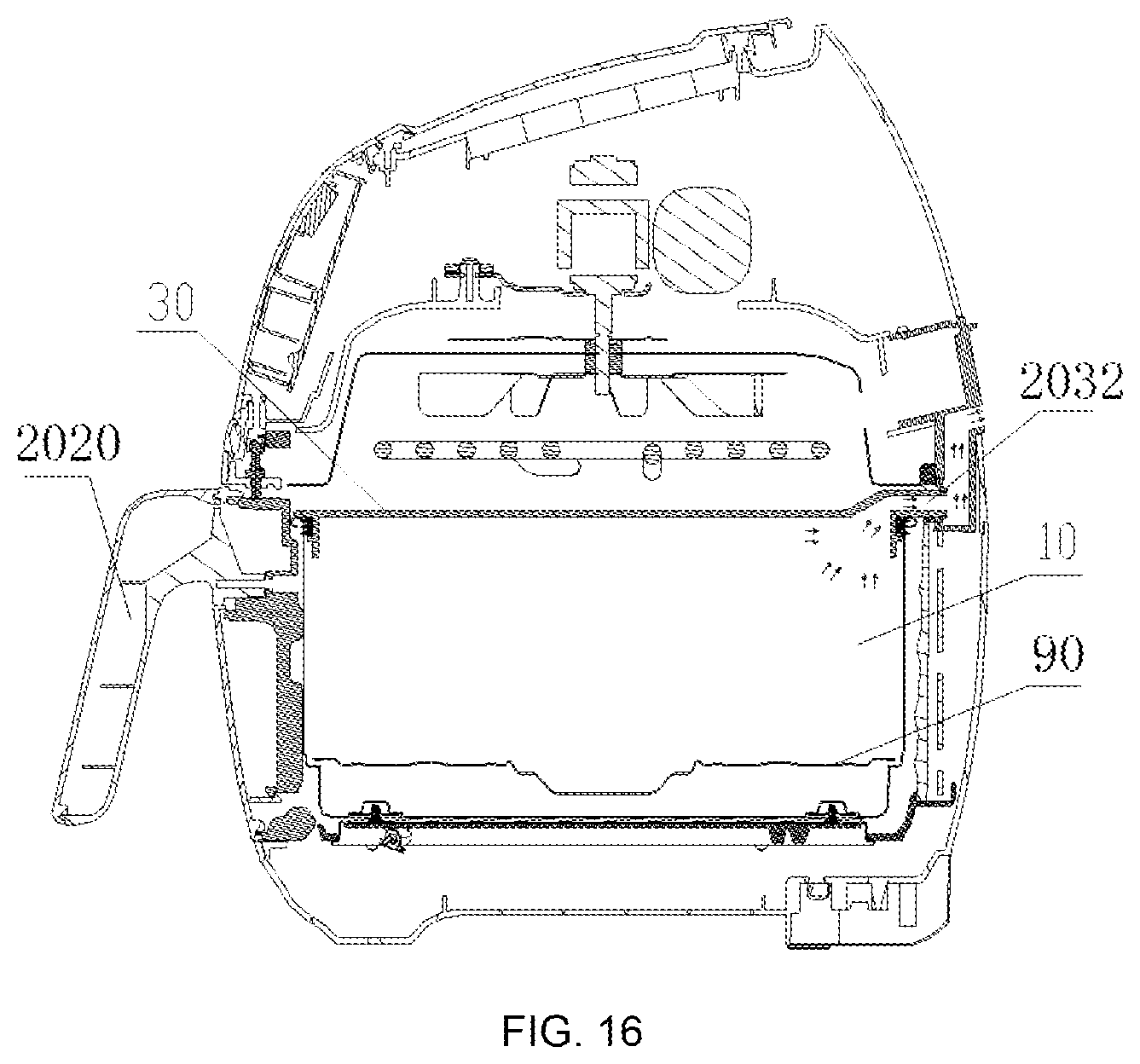 Patent US12616337 Figure 9 – Basket with detachable cover plate for air fryer and air fryer having basket with detachable cover plate