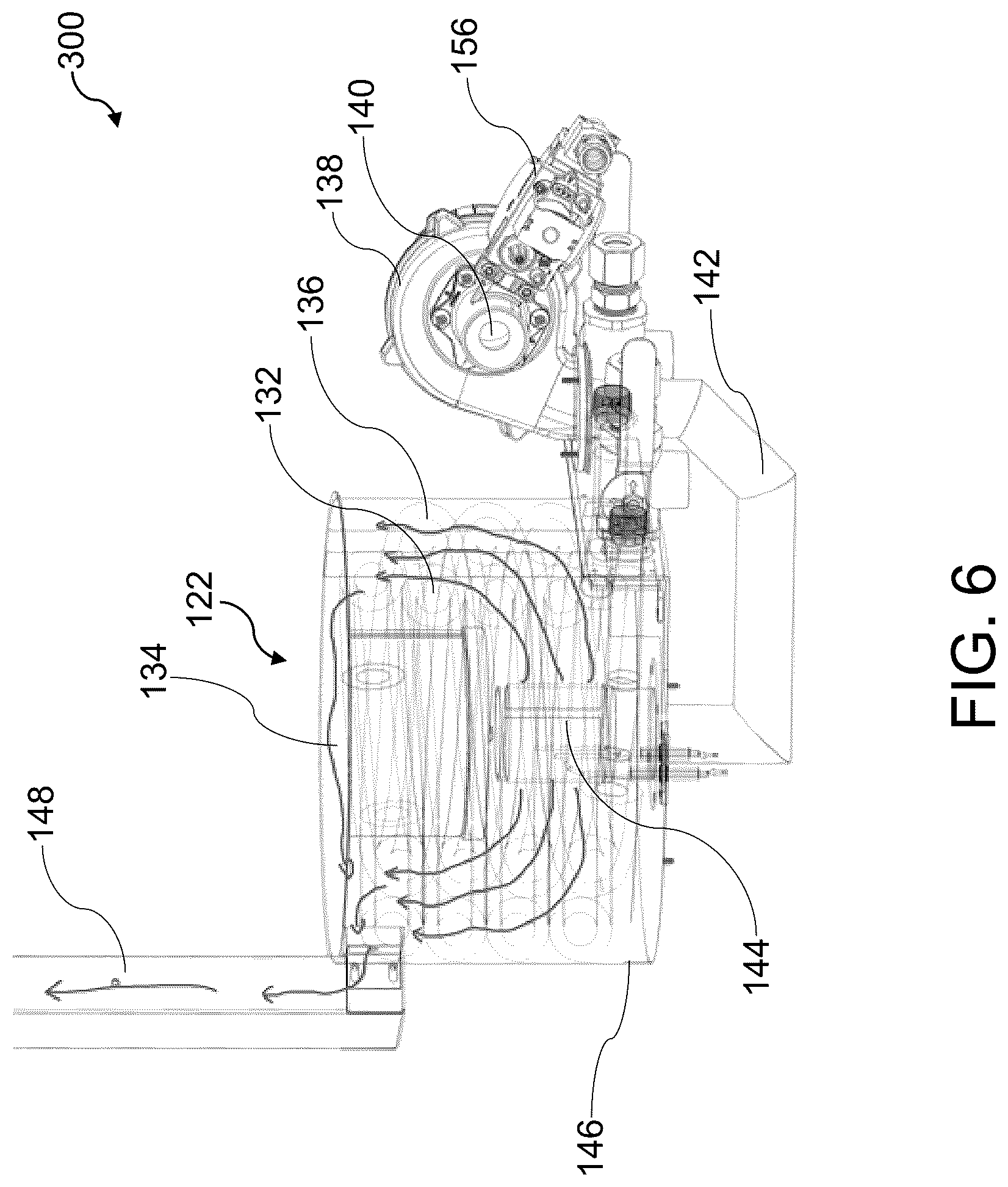 Patent US12616338 Figure 6 – Convection deep fat fryer heating system