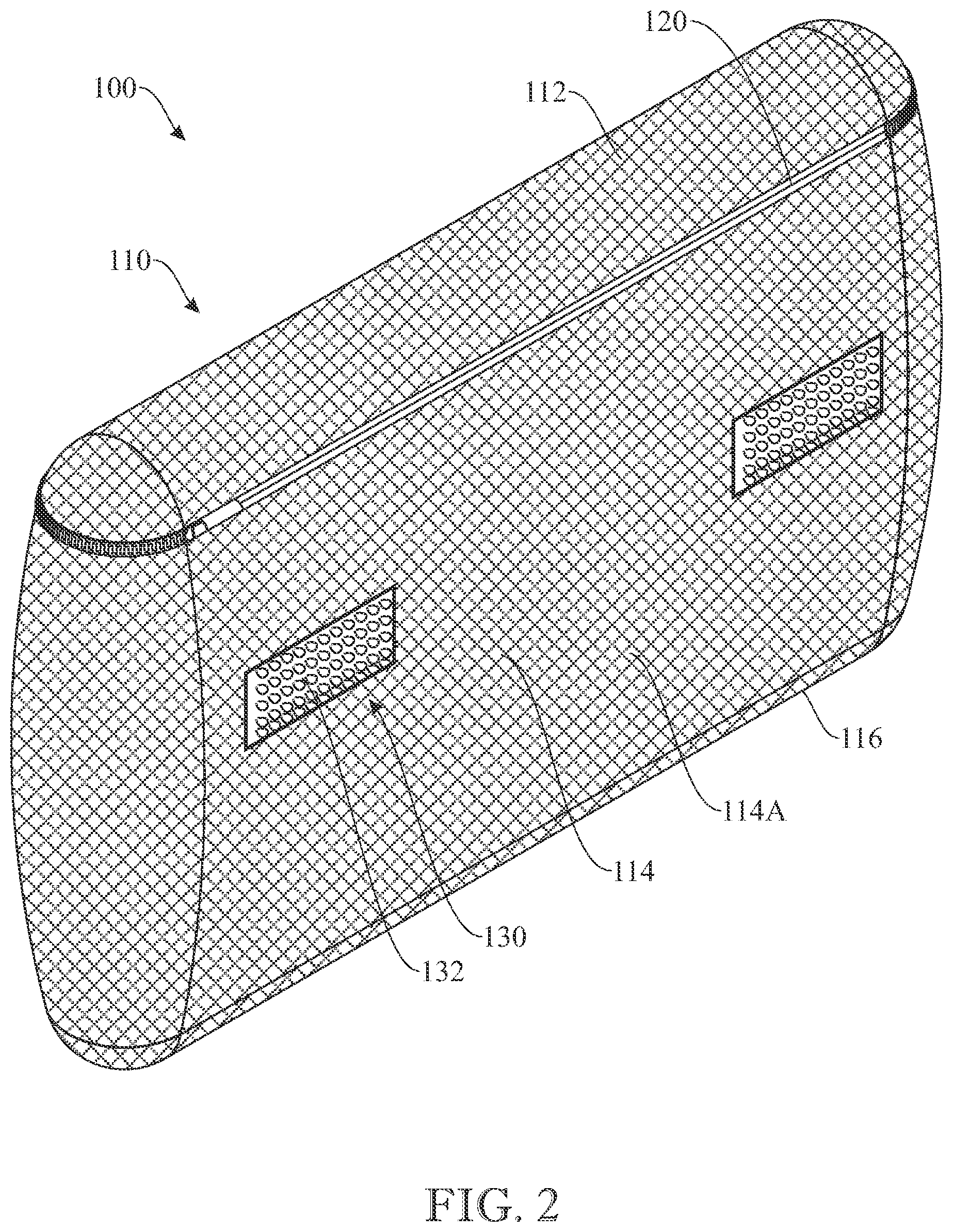 Patent US12616341 Figure 2 – Weighted device for buoyancy prevention and a method for use thereof