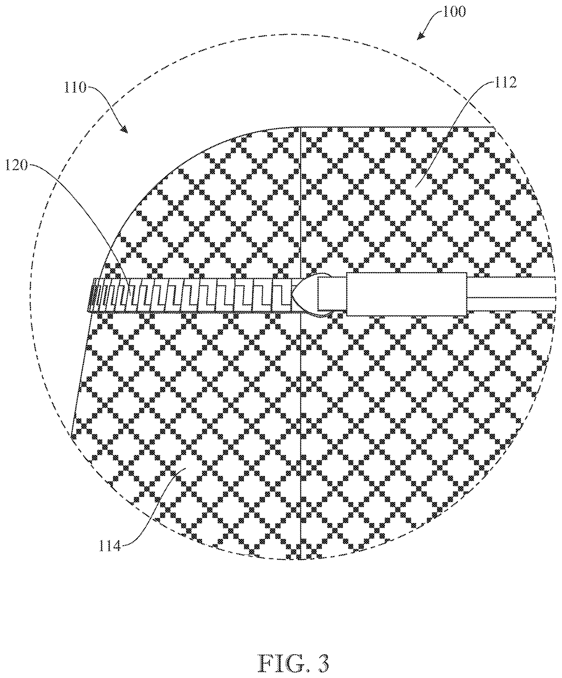 Patent US12616341 Figure 3 – Weighted device for buoyancy prevention and a method for use thereof
