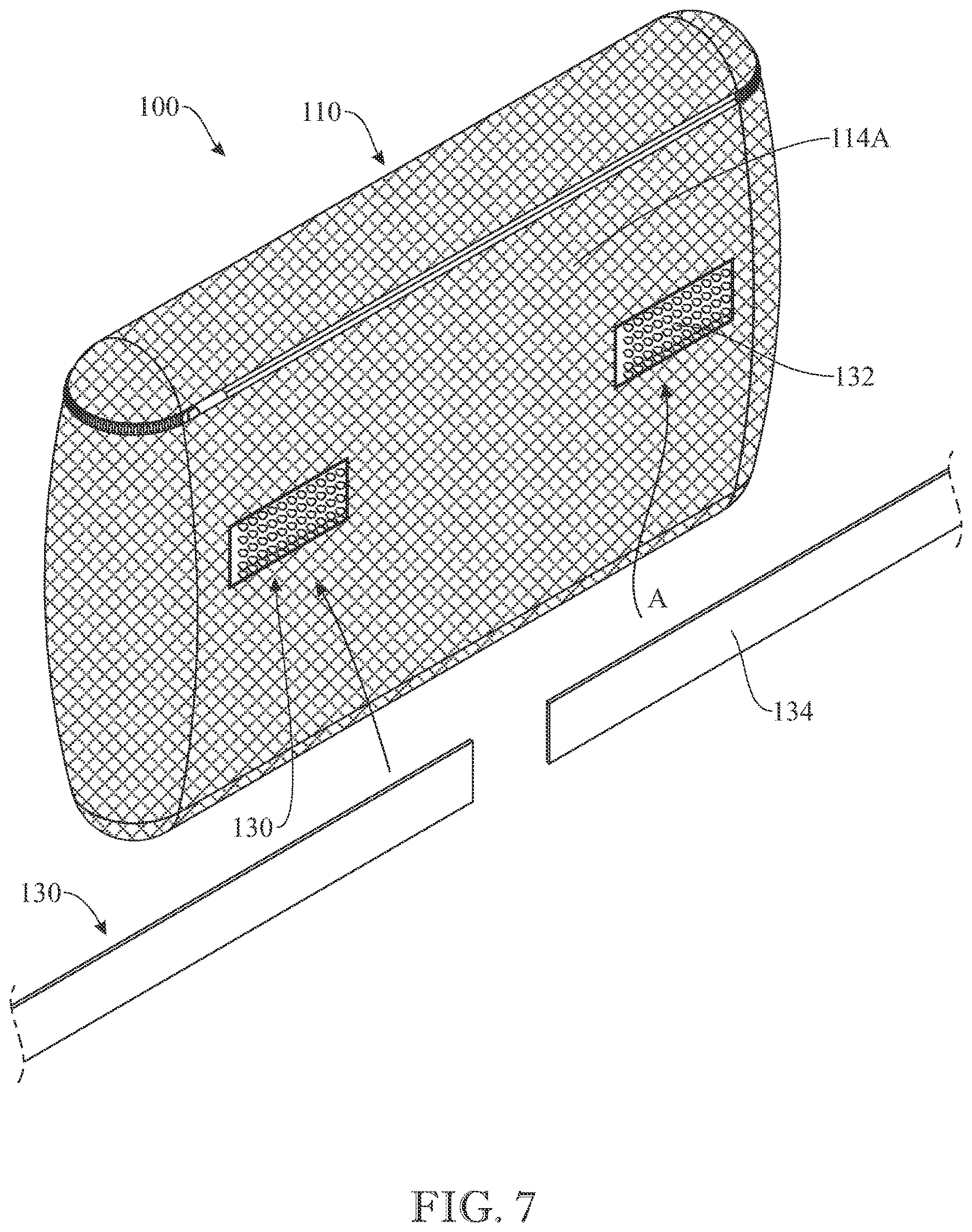 Patent US12616341 Figure 7 – Weighted device for buoyancy prevention and a method for use thereof