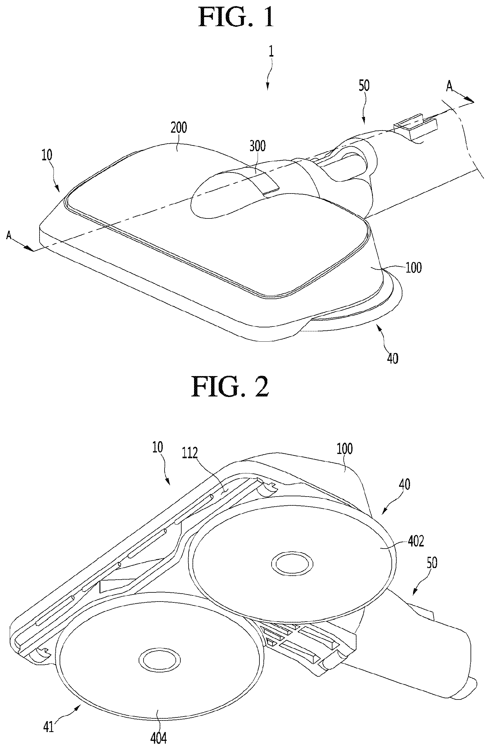 Patent US12616345 Figure 1 – Nozzle for cleaner