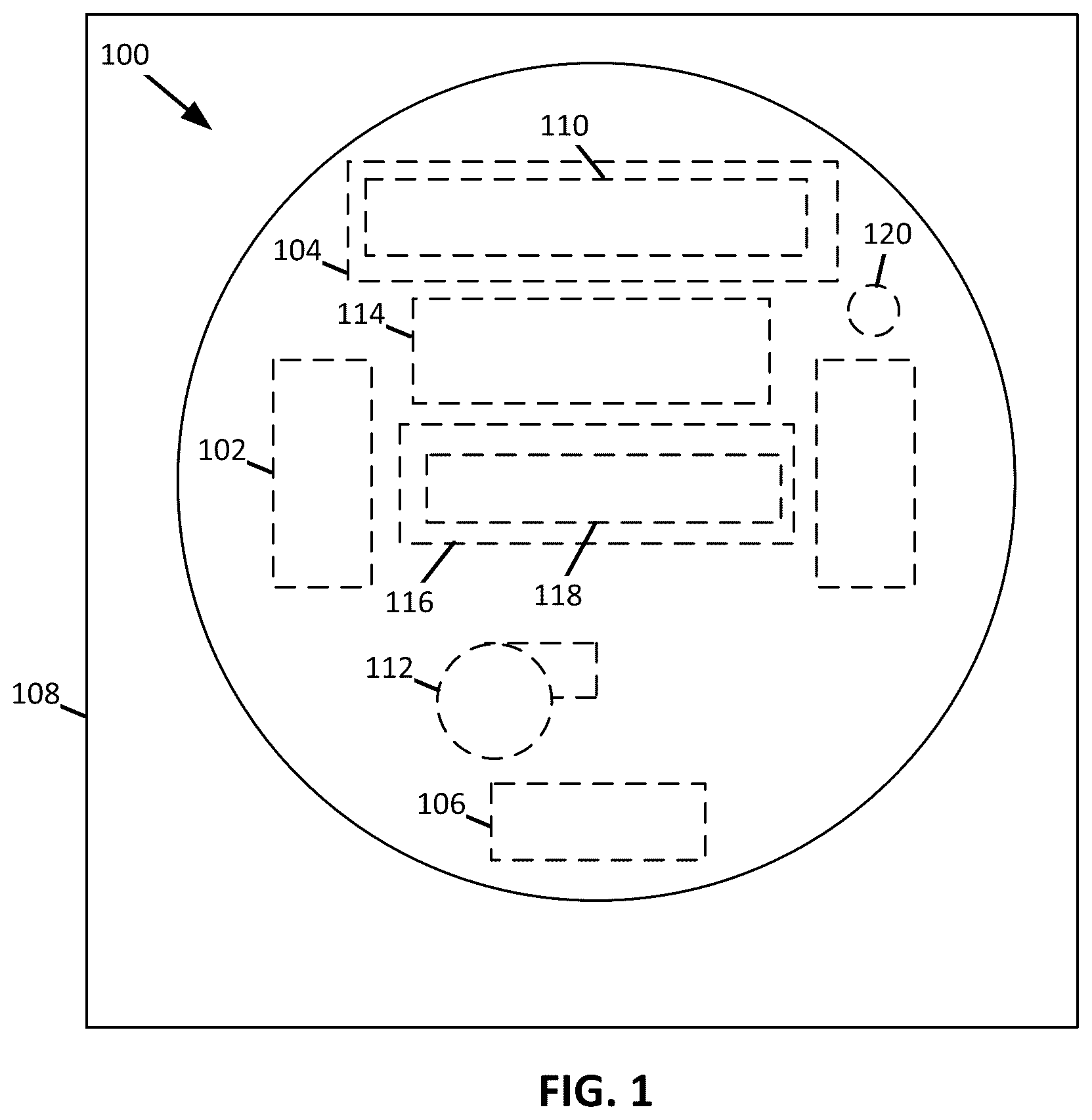 Patent US12616346 Figure 1 – Robotic cleaner