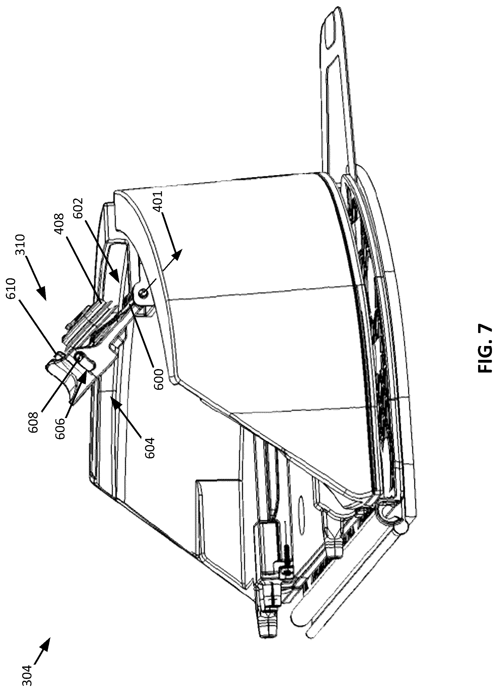 Patent US12616346 Figure 7 – Robotic cleaner