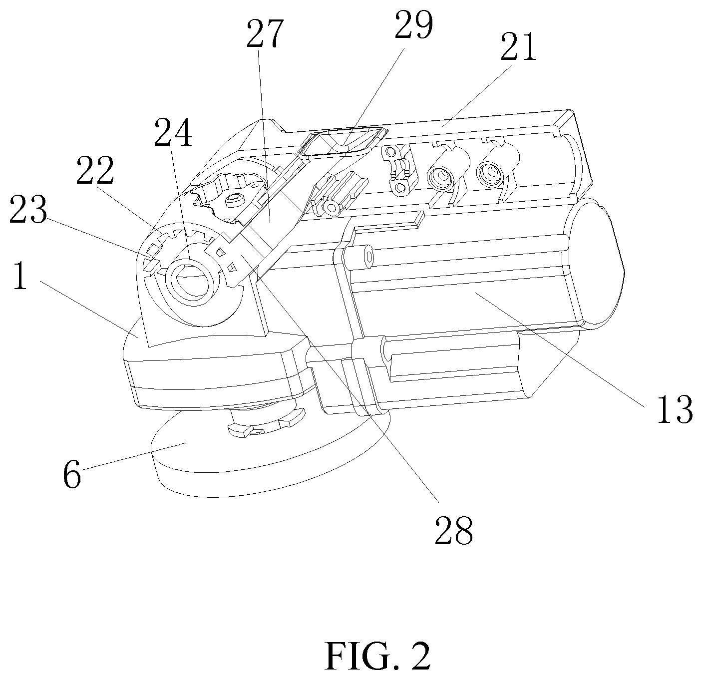 Patent US12616347 Figure 2 – Bidirectional cleaning machine