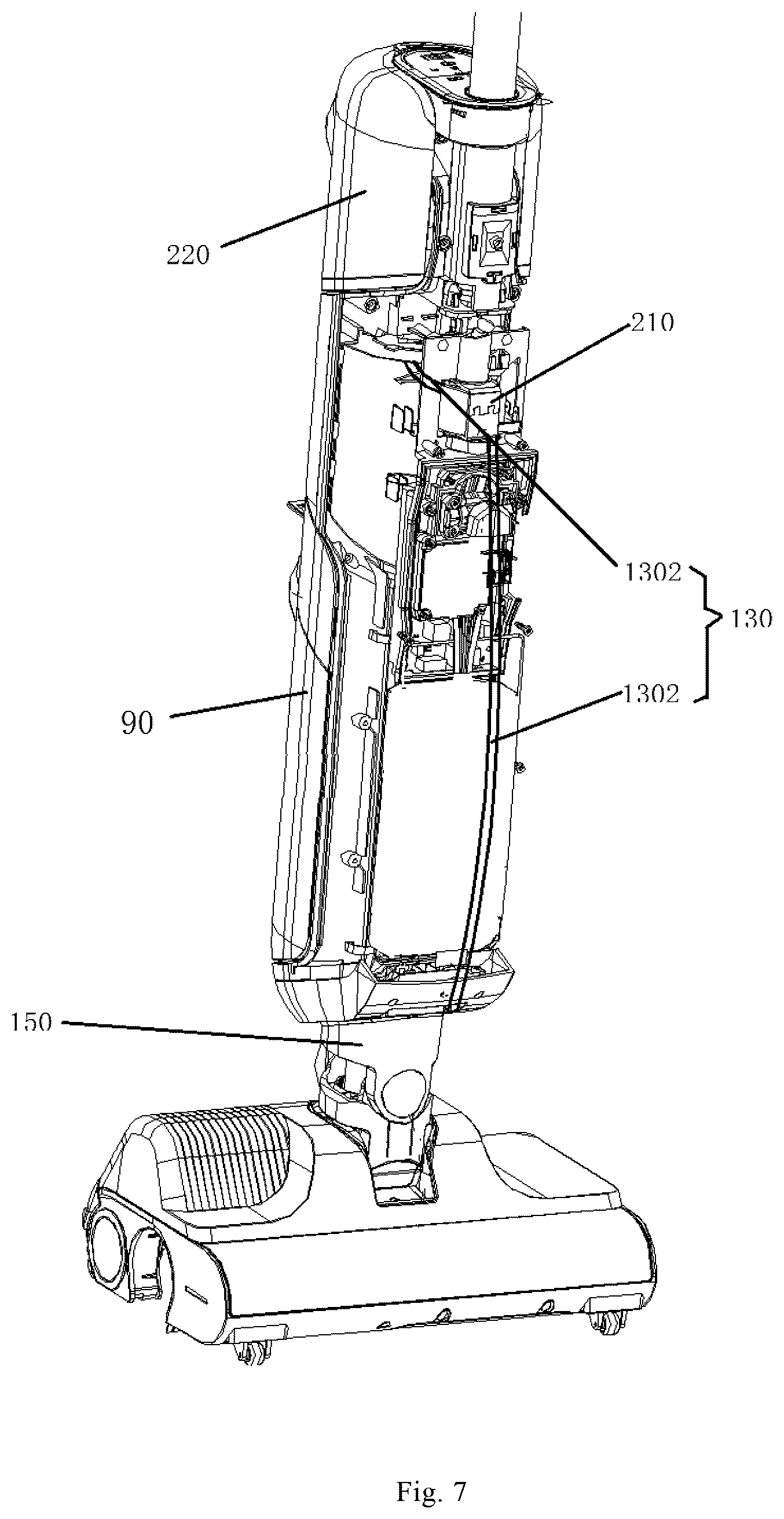 Patent US12616348 Figure 5 – Handheld cleaning device