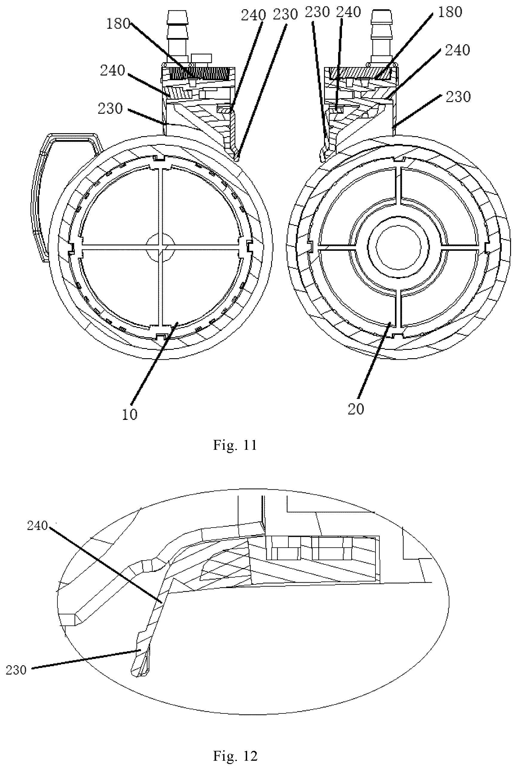 Patent US12616348 Figure 7 – Handheld cleaning device