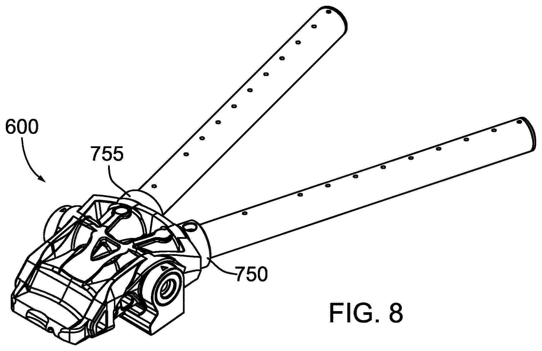 Patent US12616352 Figure 9 – Spray arm assembly and glasswasher incorporating the same