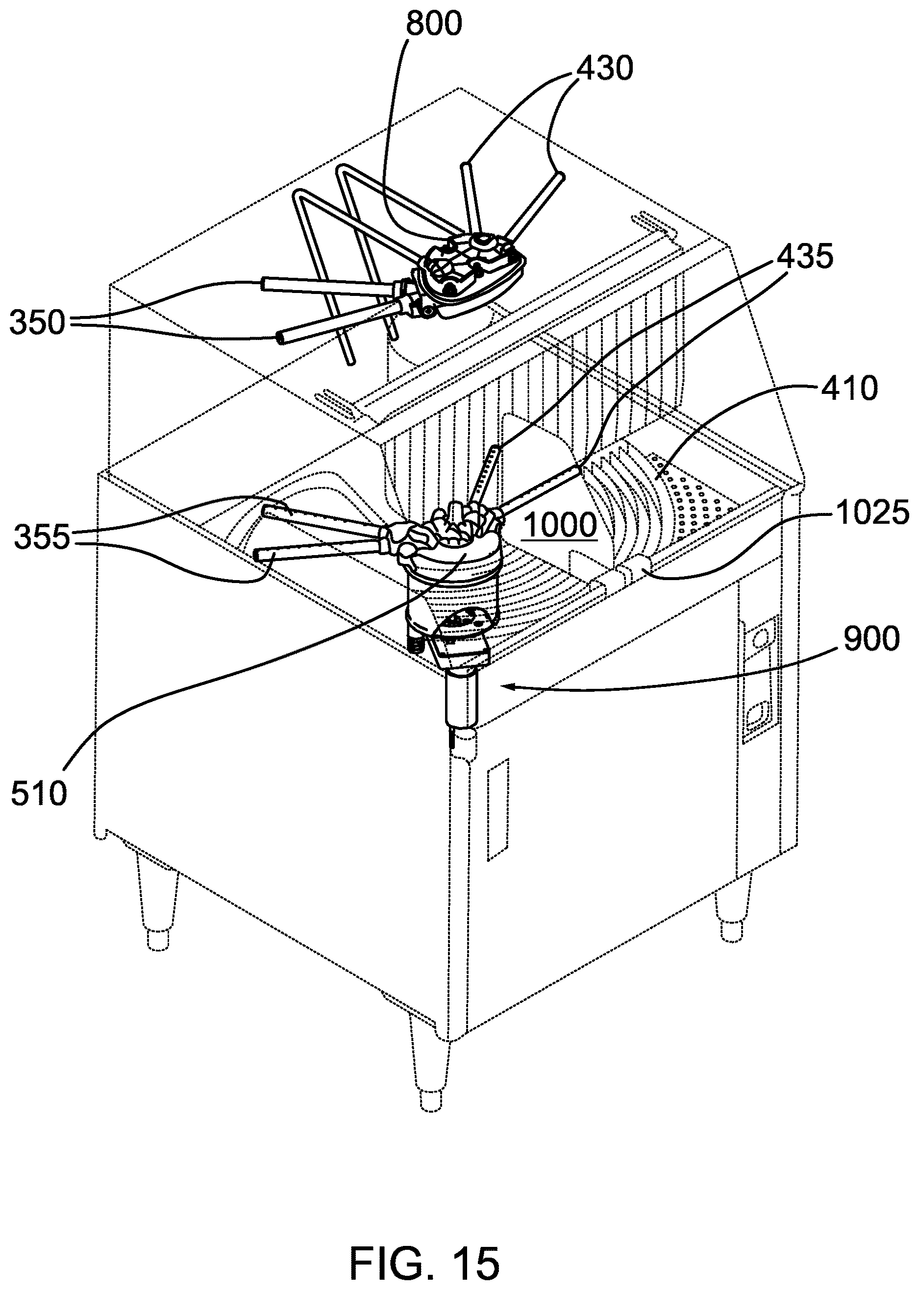 Patent US12616352 Figure 17 – Spray arm assembly and glasswasher incorporating the same