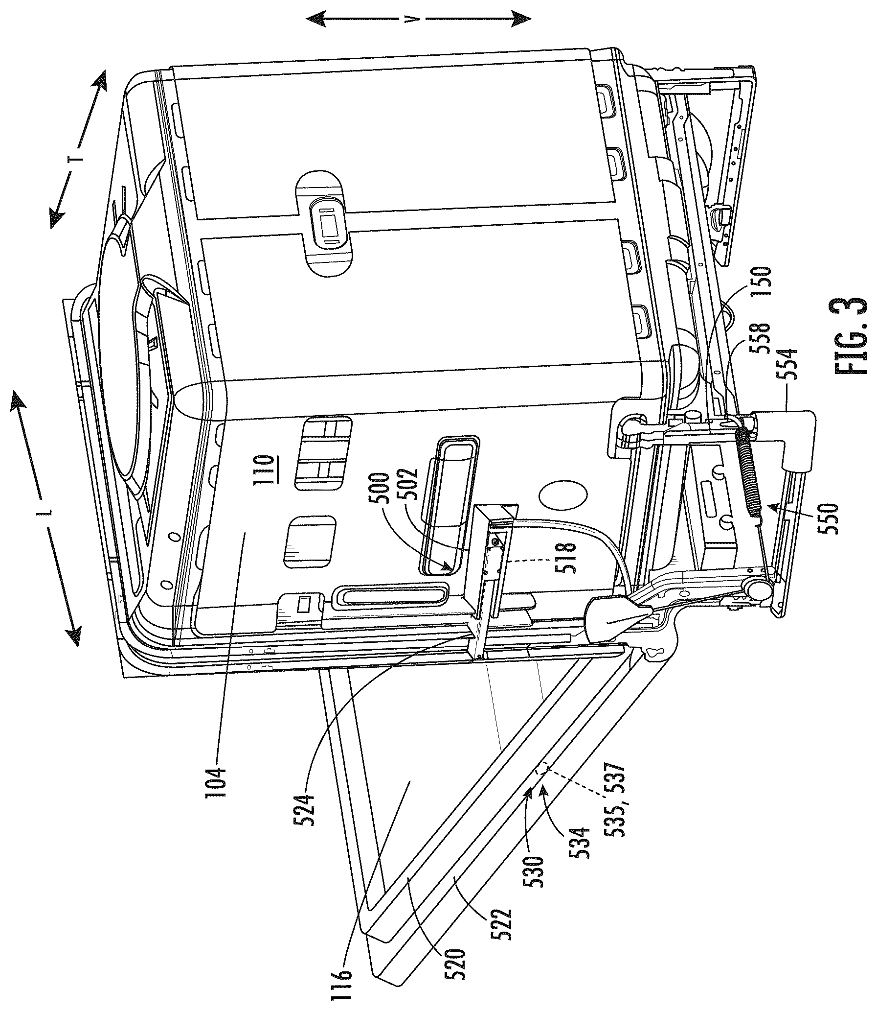 Patent US12616353 Figure 3 – Sensing assembly for an appliance