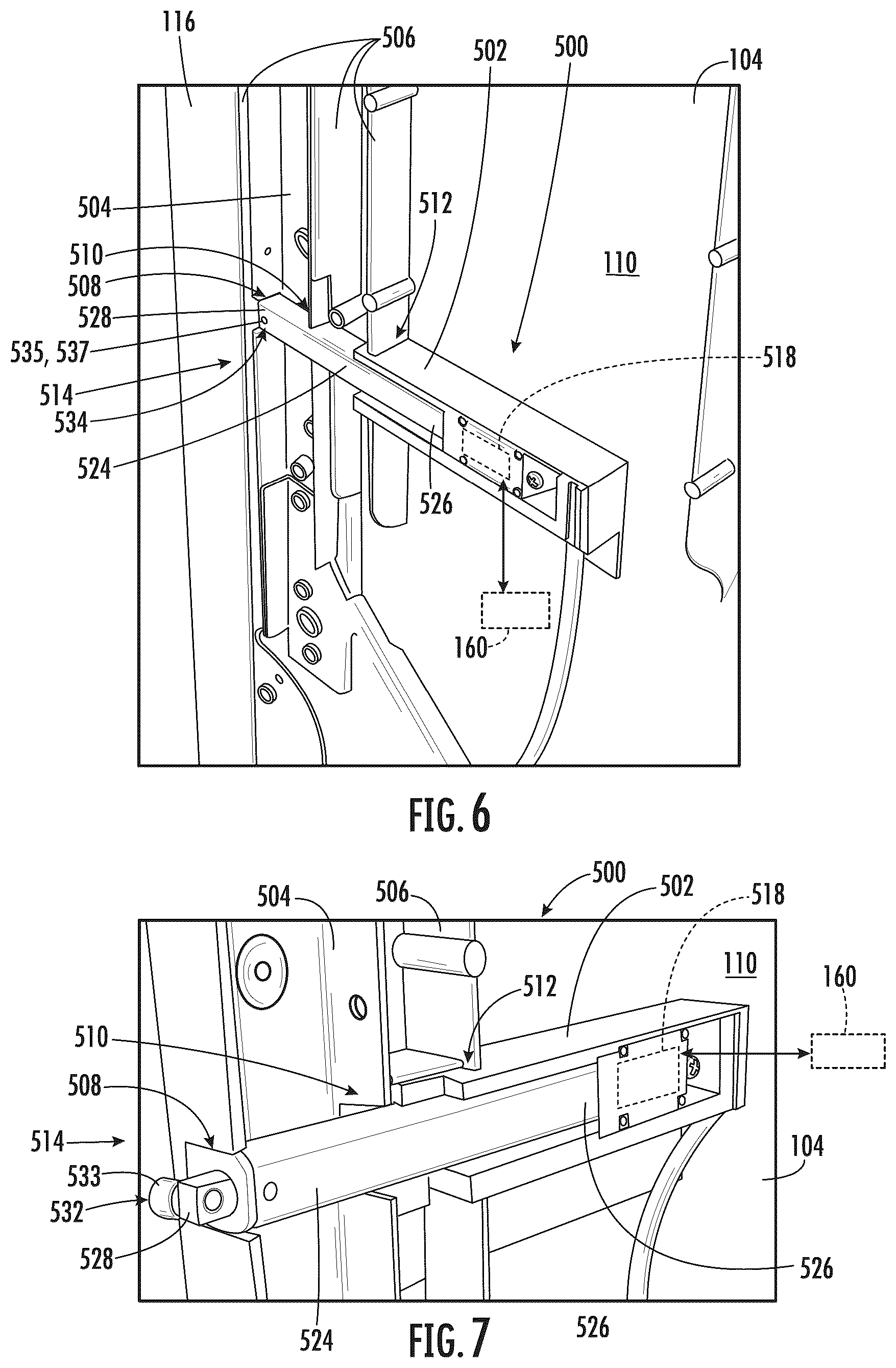 Patent US12616353 Figure 6 – Sensing assembly for an appliance