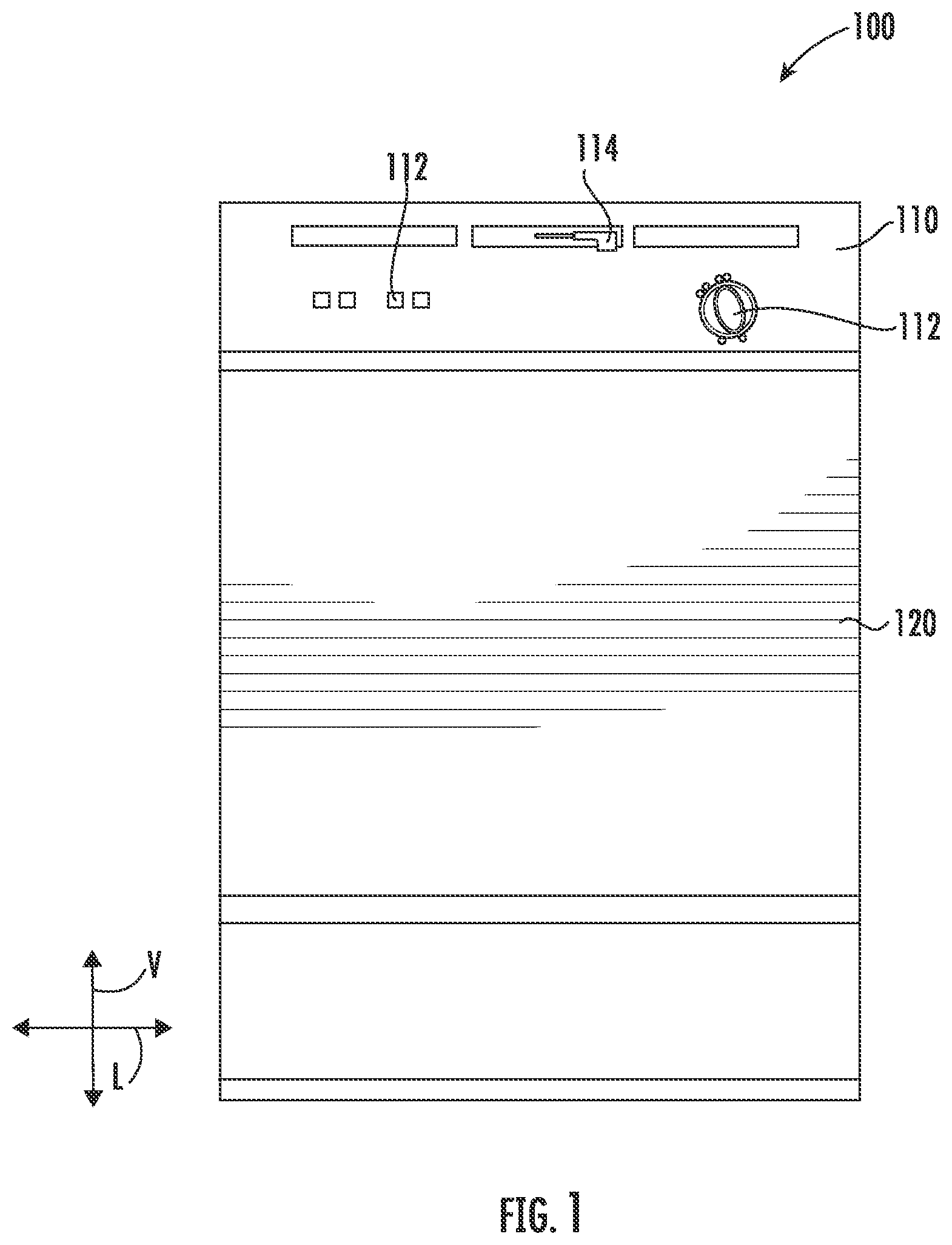 Patent US12616354 Figure 1 – Angled trailing side for a trigger head of a slide assembly