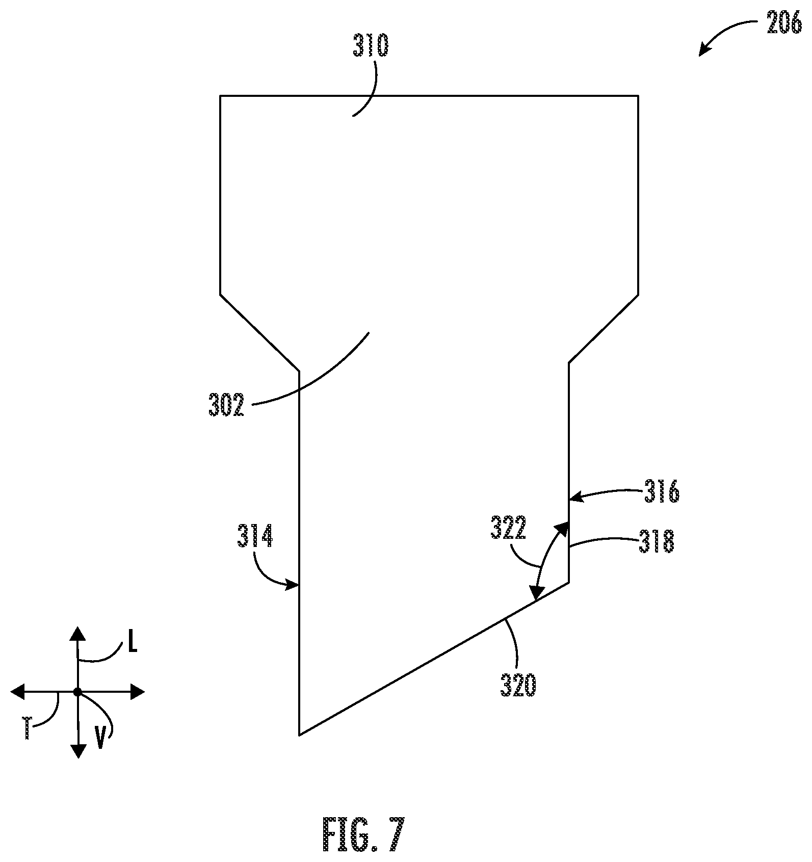 Patent US12616355 Figure 7 – Angled leading side for a trigger head of a slide assembly