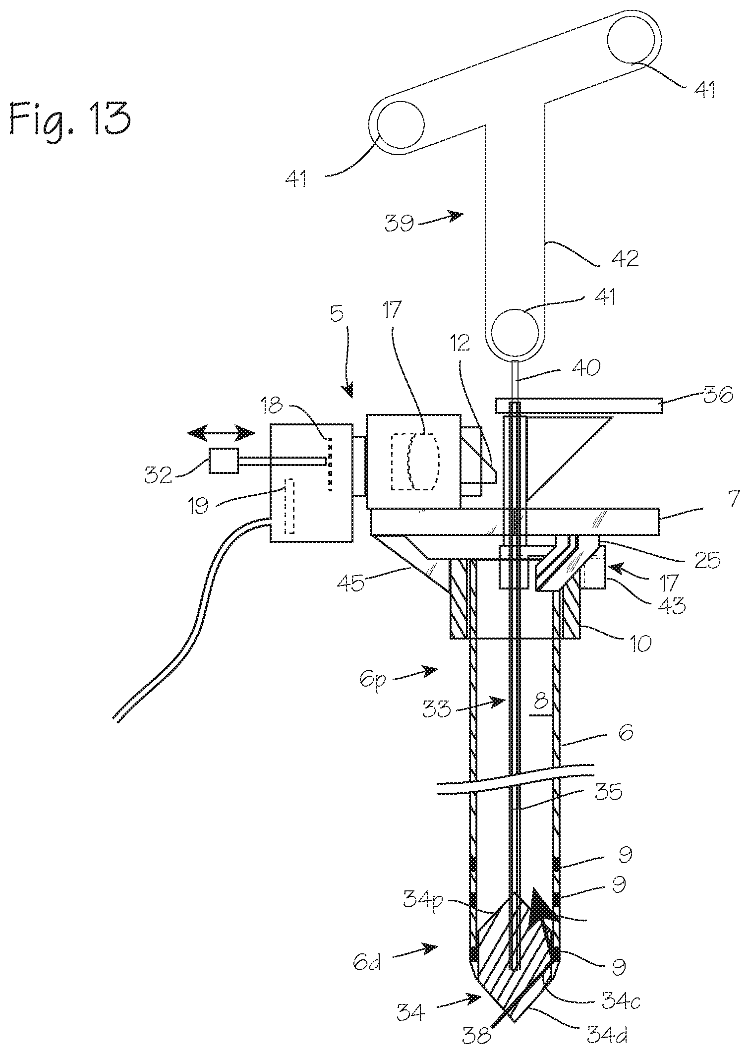 Patent US12616359 Figure 6 – Cannula and obturator with a transparent tip with an opaque component