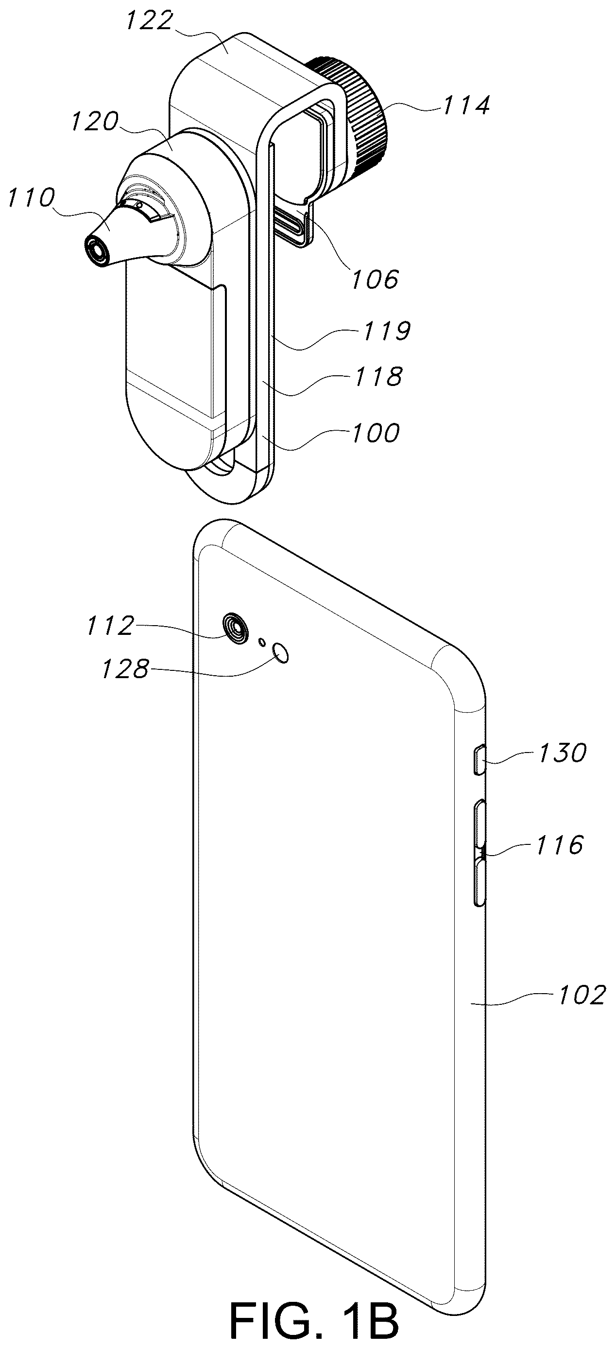 Patent US12616363 Figure 2 – Systems, methods, and apparatus for tele-otoscopy