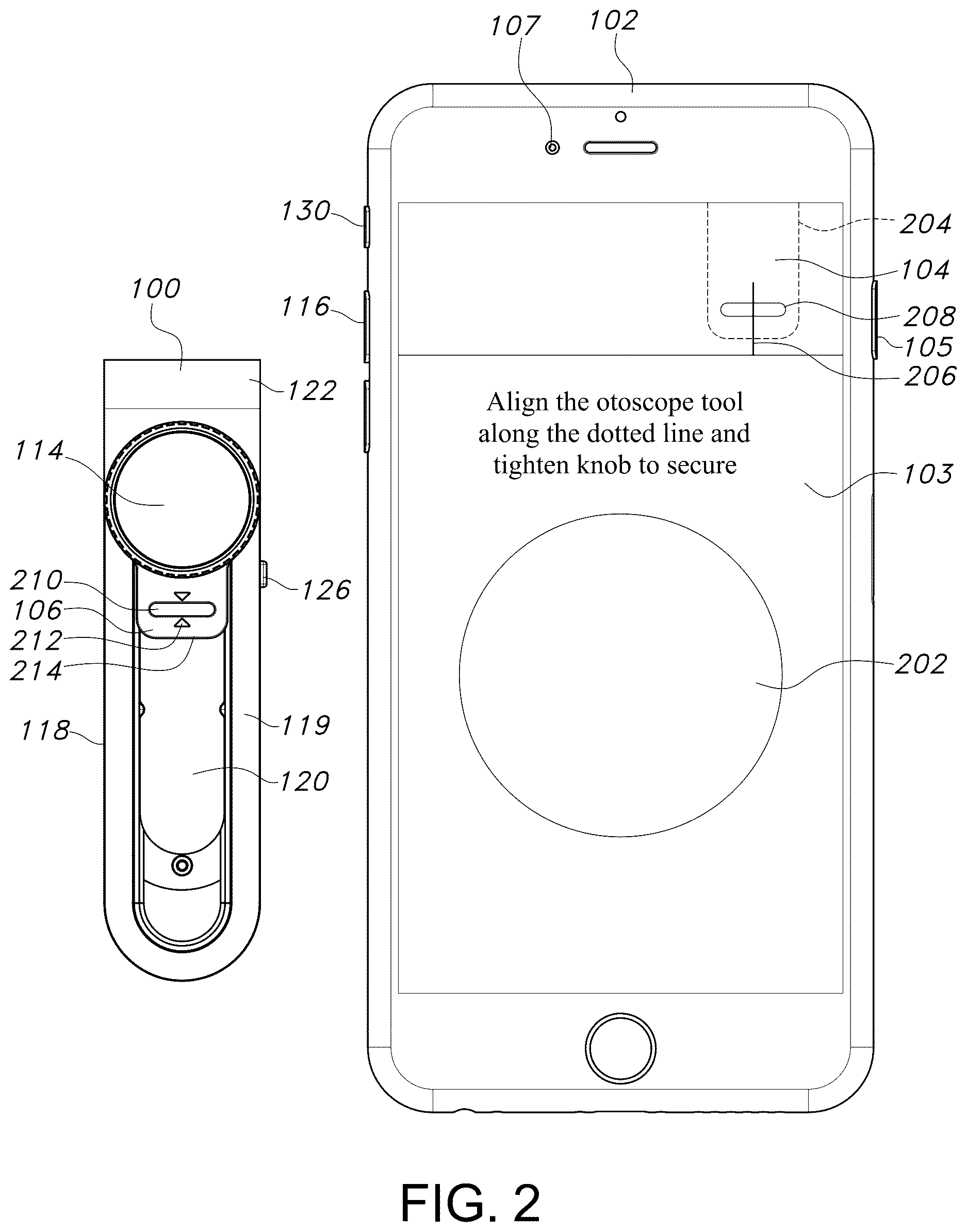 Patent US12616363 Figure 5 – Systems, methods, and apparatus for tele-otoscopy