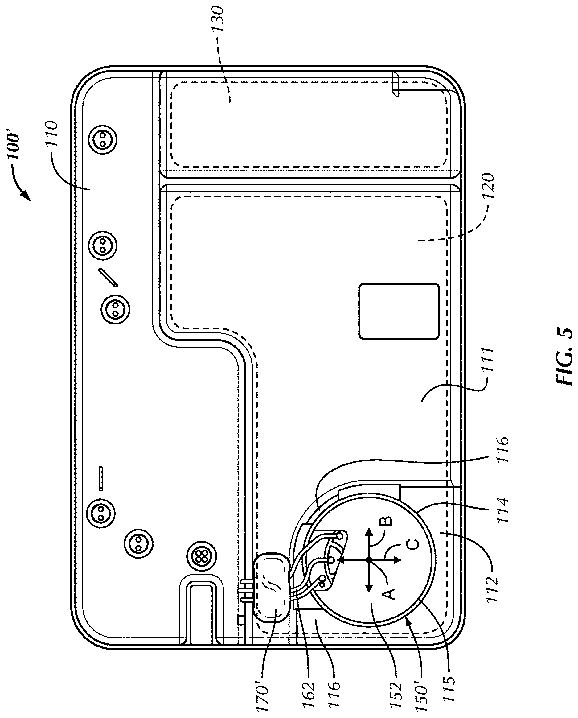 Patent US12616369 Figure 5 – Component mounting system and method for an implantable medical device